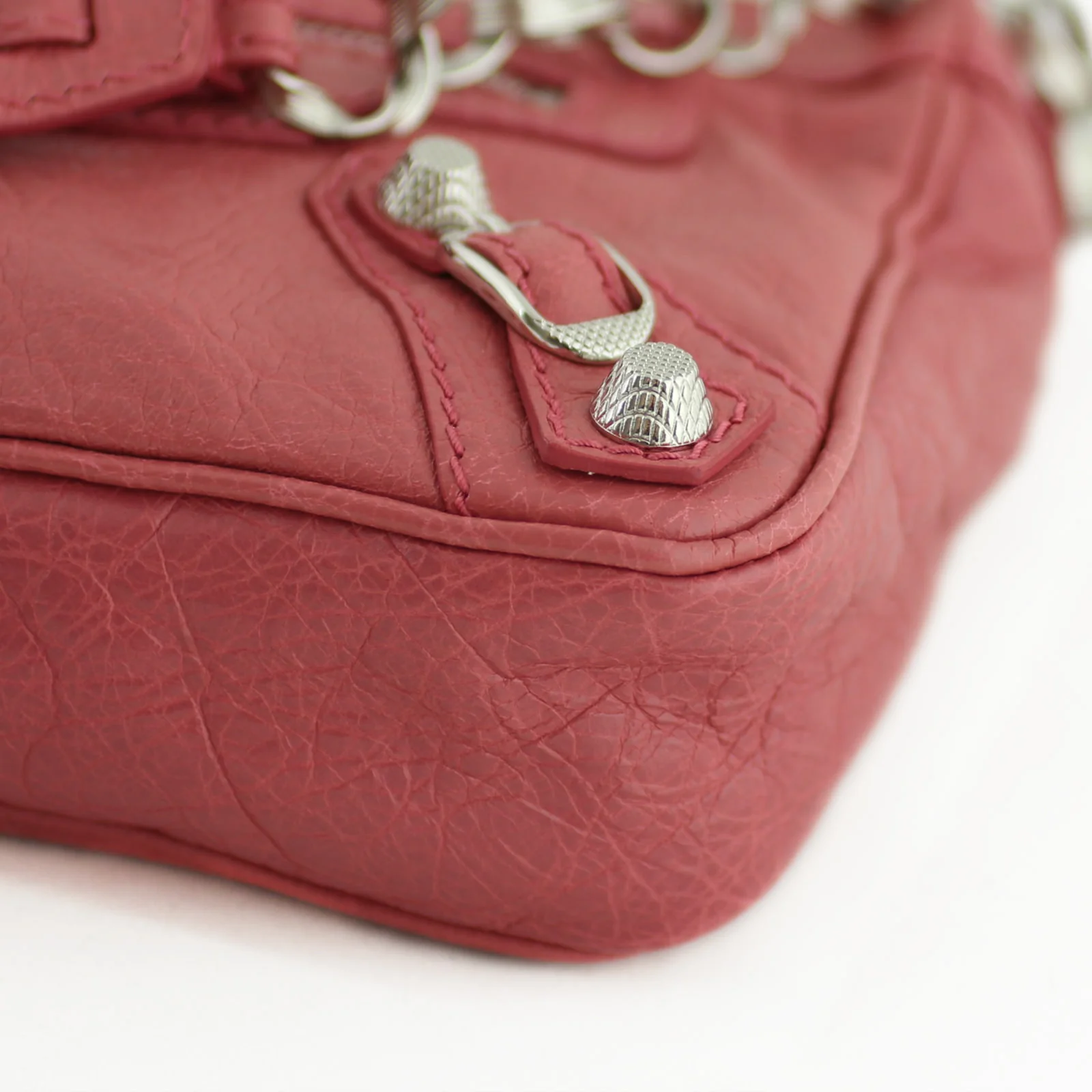 Balenciaga Agneau Giant 12 Silver Chain Shoulder Bag - Image 7