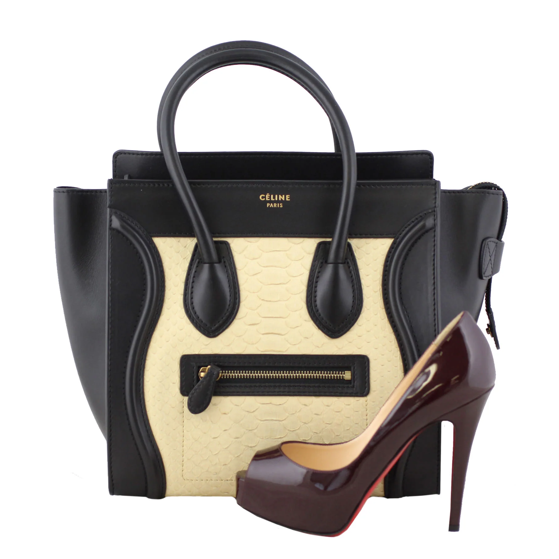 Celine Micro Luggage Tote Python - Image 13