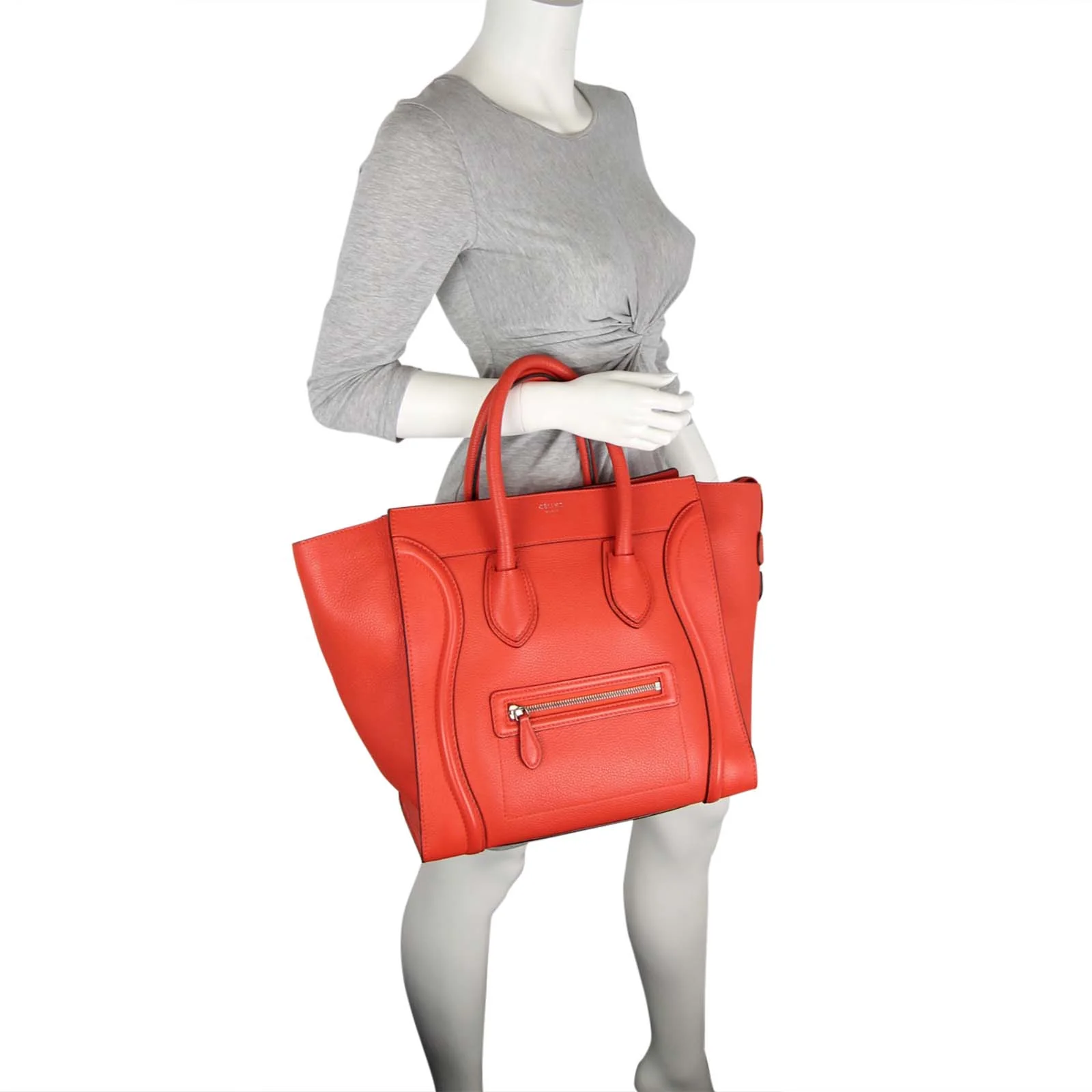 Celine Mini Luggage Tote - Image 11