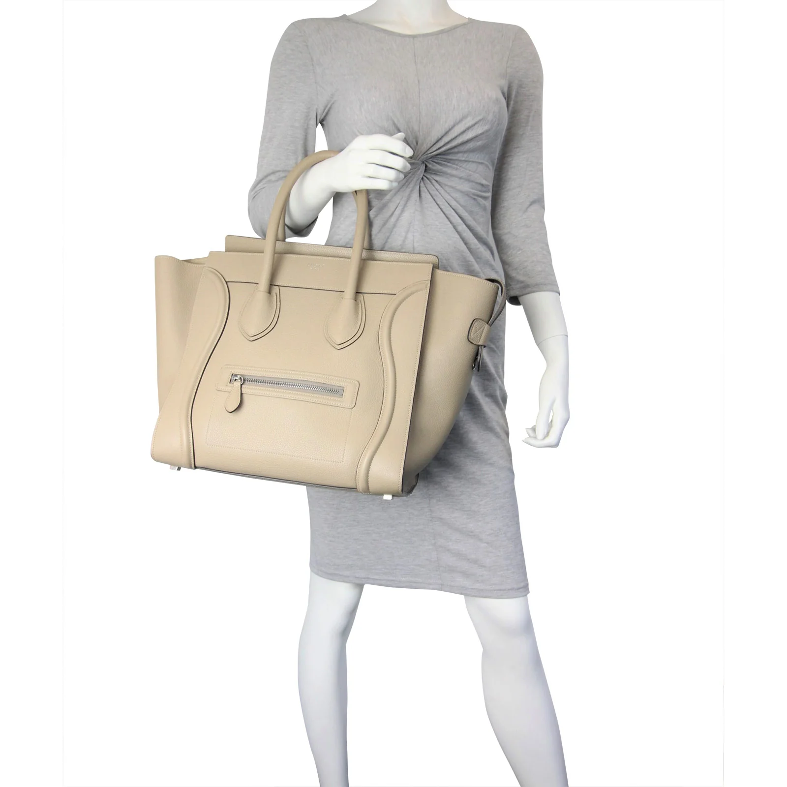 Celine Mini Luggage Tote Dune - Image 12