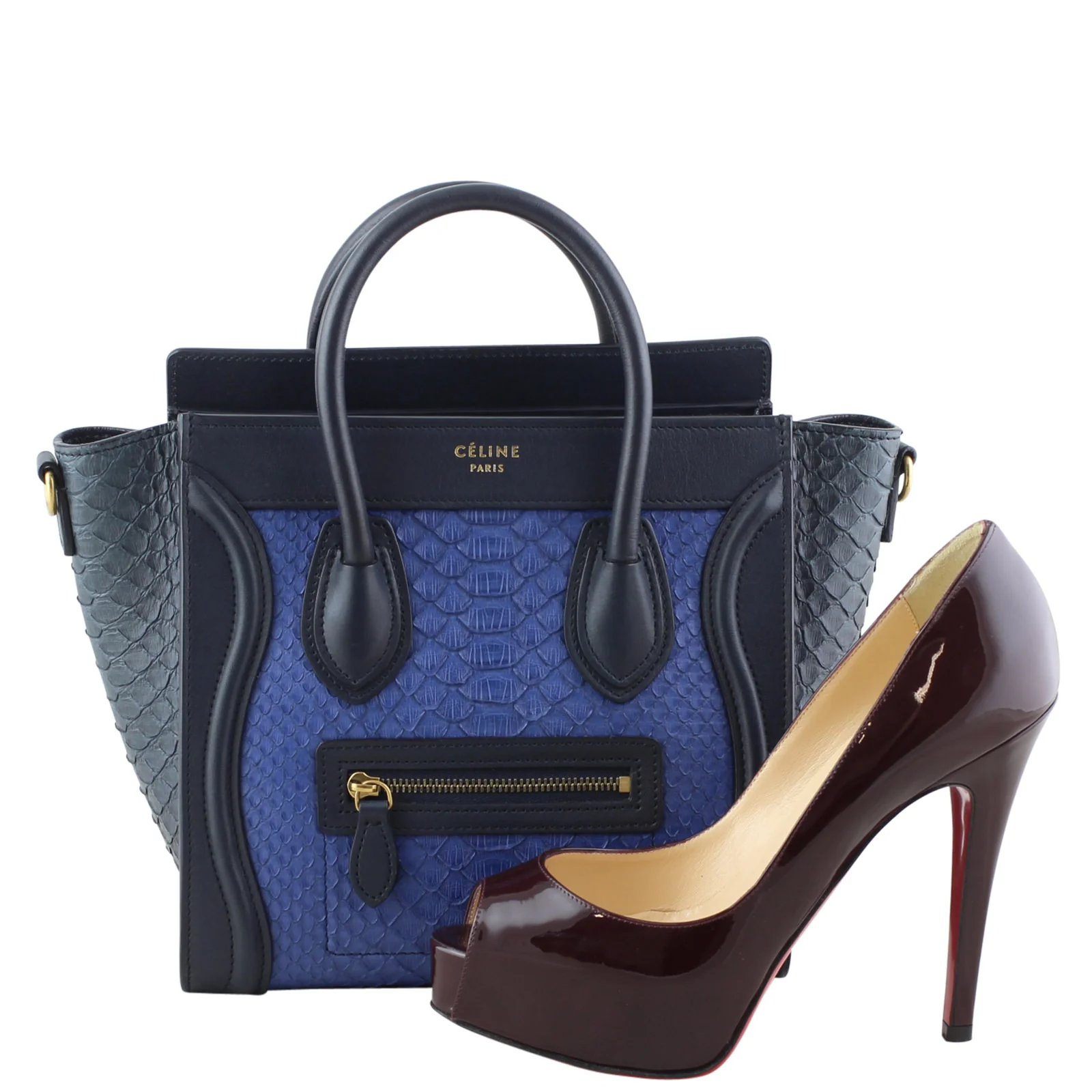 Celine Nano Luggage Tote Python - Image 13