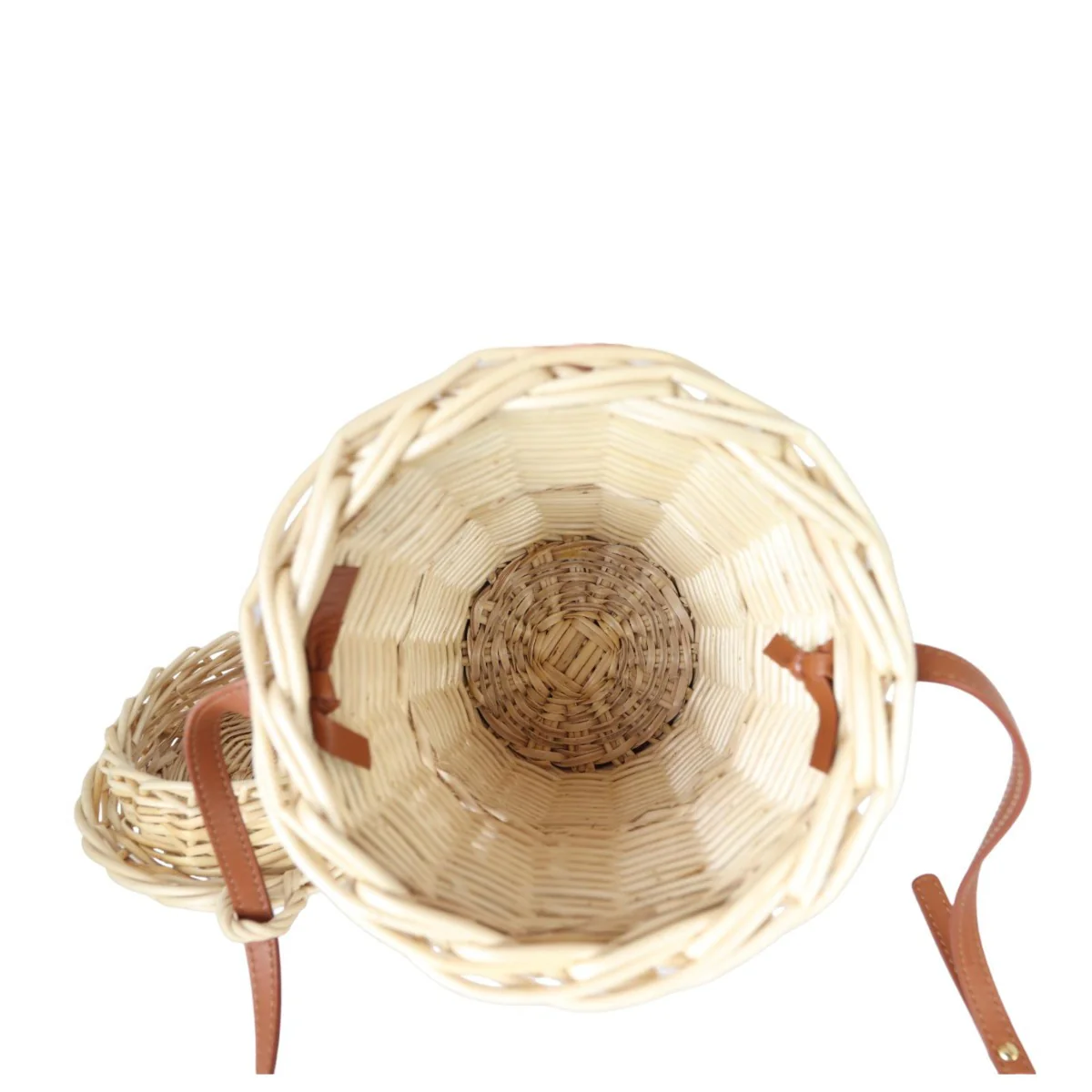 Celine Panier Wicker Bucket Bag - Image 11