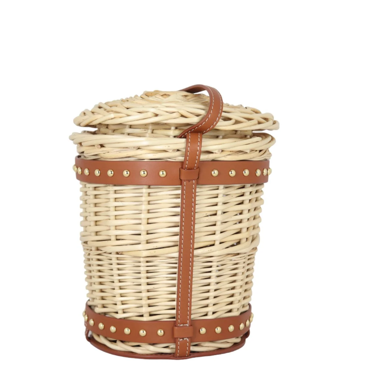 Celine Panier Wicker Bucket Bag - Image 3