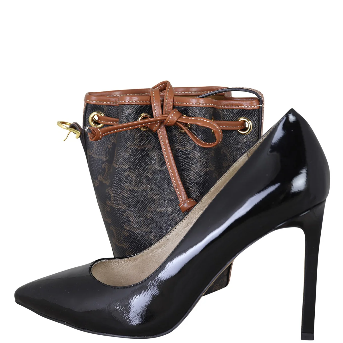 Celine Triomphe Bucket Bag Micro - Image 13