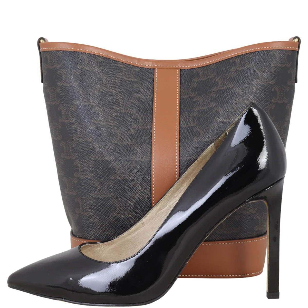 Celine Triomphe Bucket Bag Small - Image 12