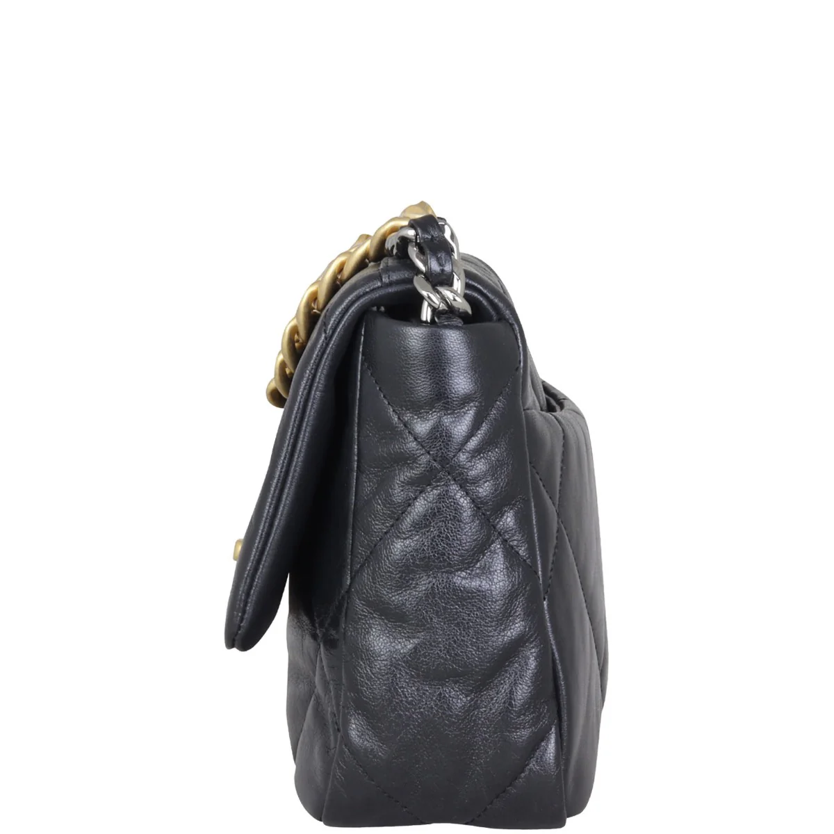 Chanel 19 Flap Bag Medium | Black - Image 4