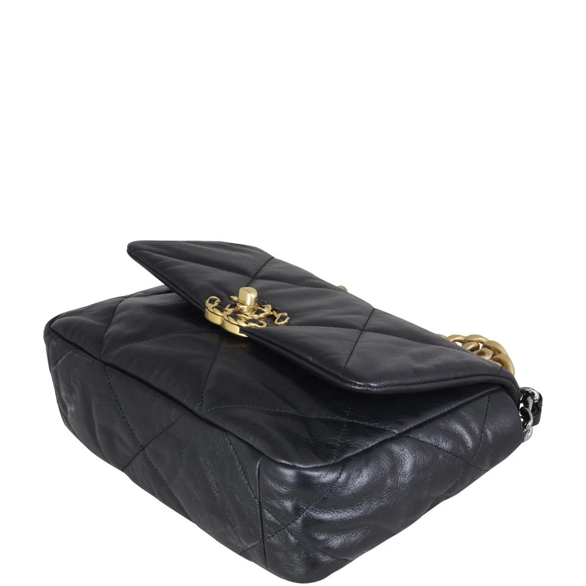 Chanel 19 Flap Bag Medium | Black - Image 7