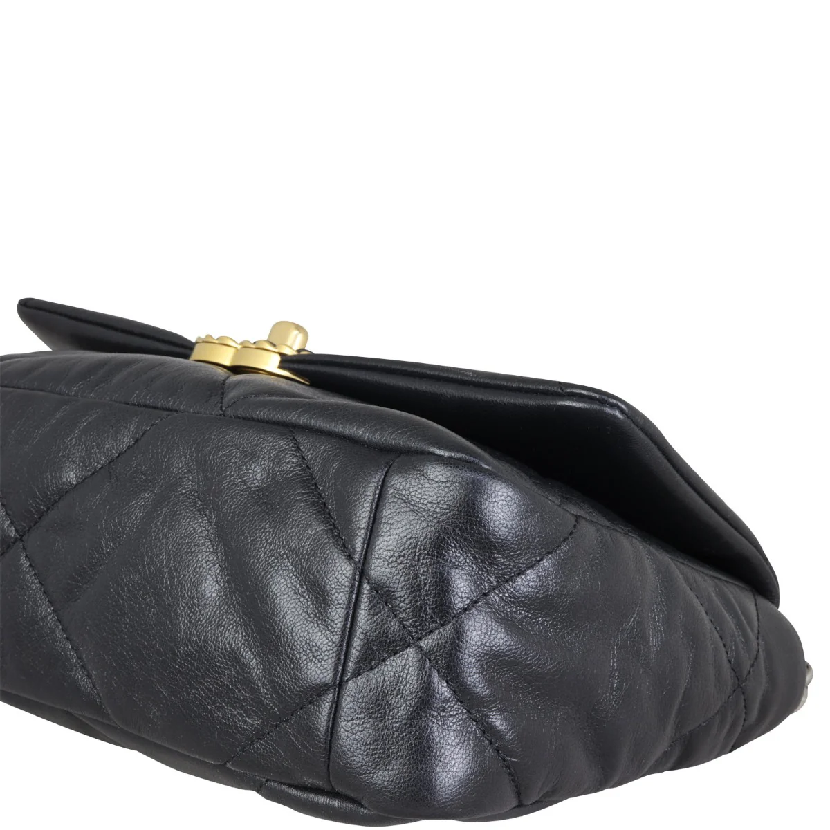 Chanel 19 Flap Bag Medium | Black - Image 8