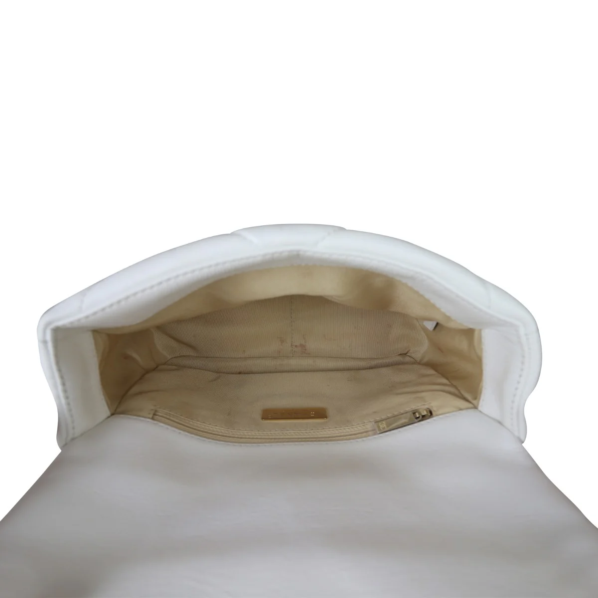 Chanel 19 Flap Bag Medium | White - Image 11