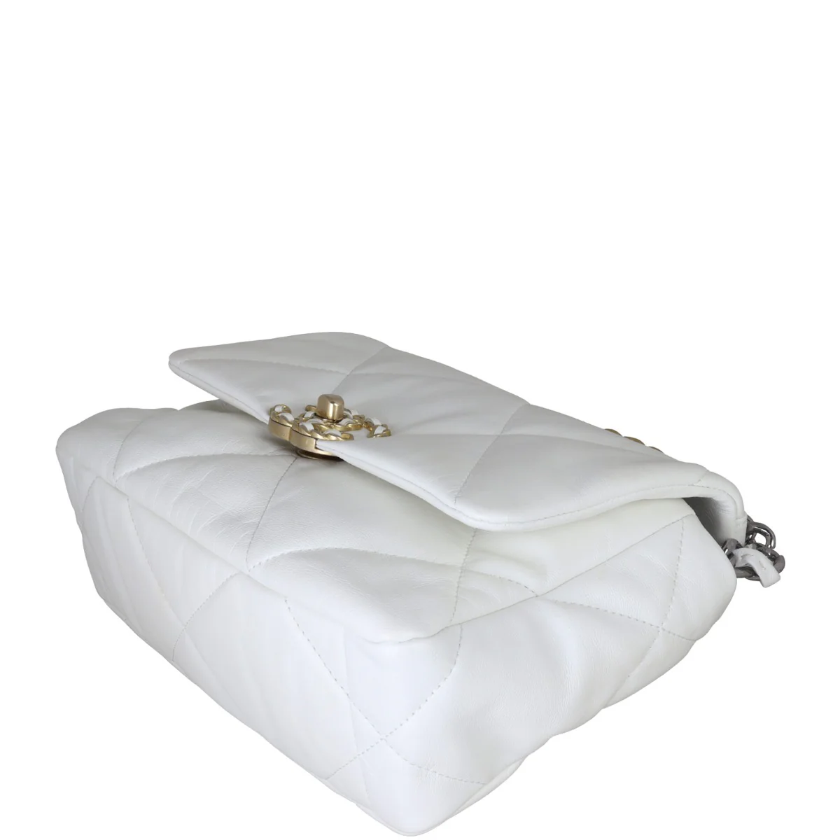 Chanel 19 Flap Bag Medium | White - Image 7