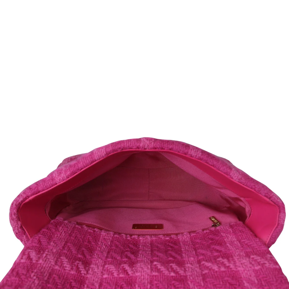 Chanel 19 Tweed Flap Bag Large | Pink - Image 9