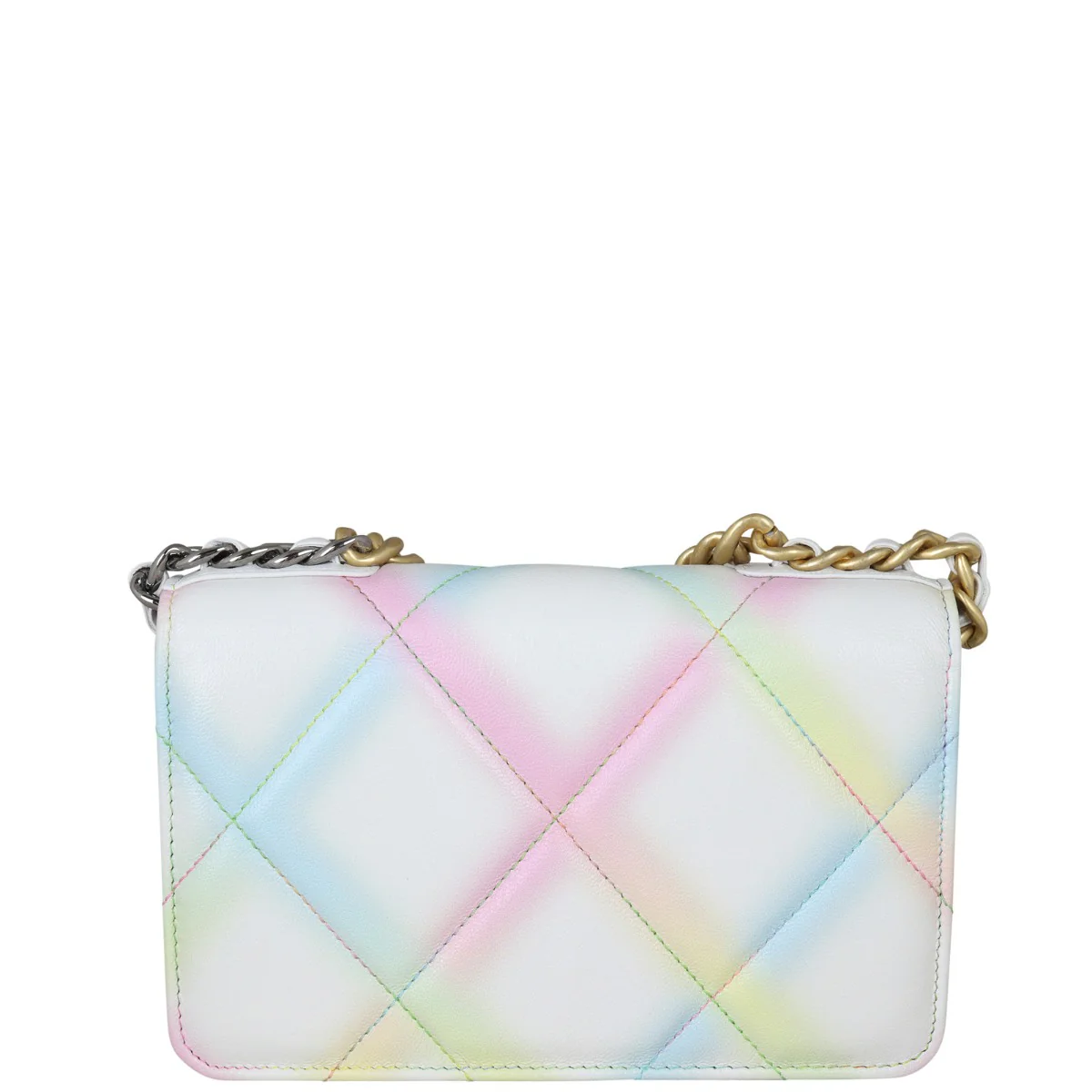 Chanel 19 Wallet on Chain | White - Image 3