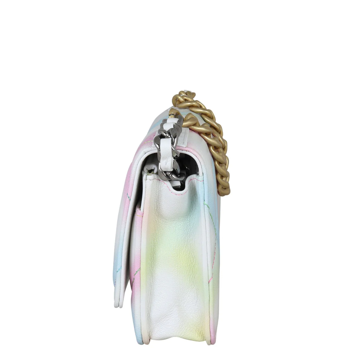 Chanel 19 Wallet on Chain | White - Image 4