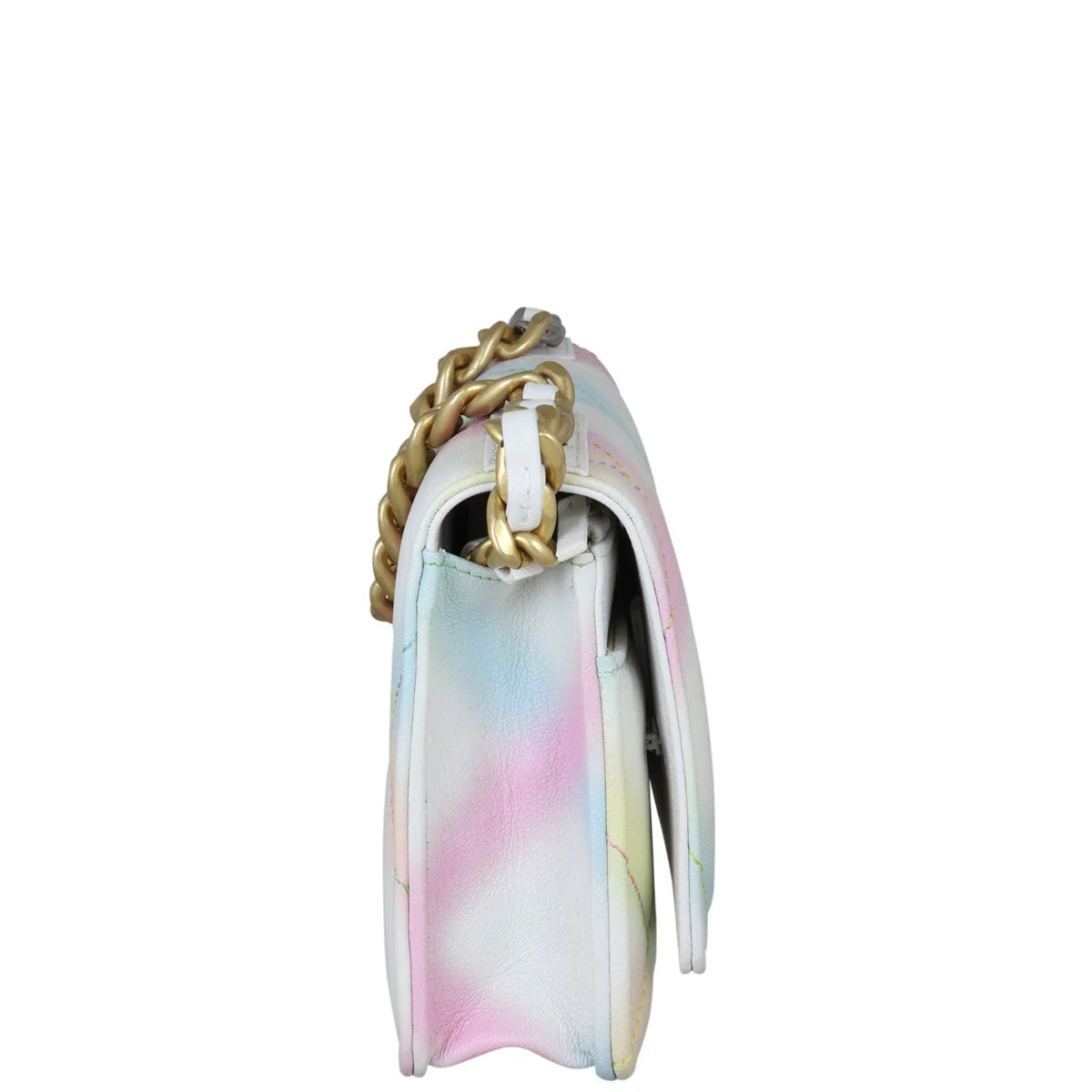 Chanel 19 Wallet on Chain | White - Image 5