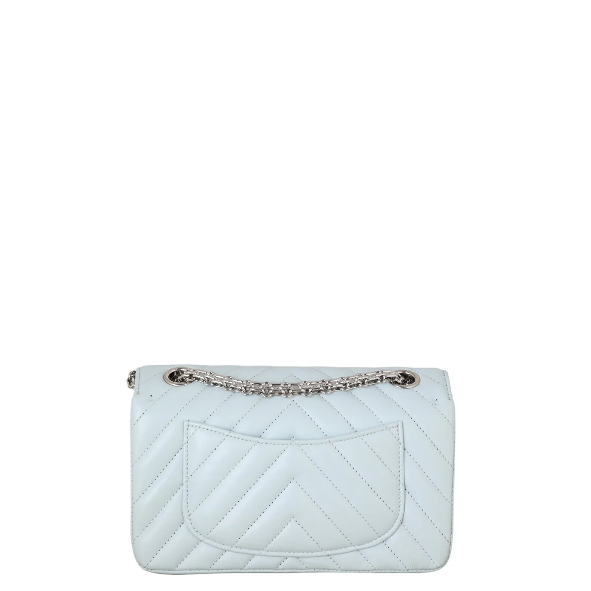 Chanel 2.55 Reissue 224 Single Flap Bag Chevron - Image 3