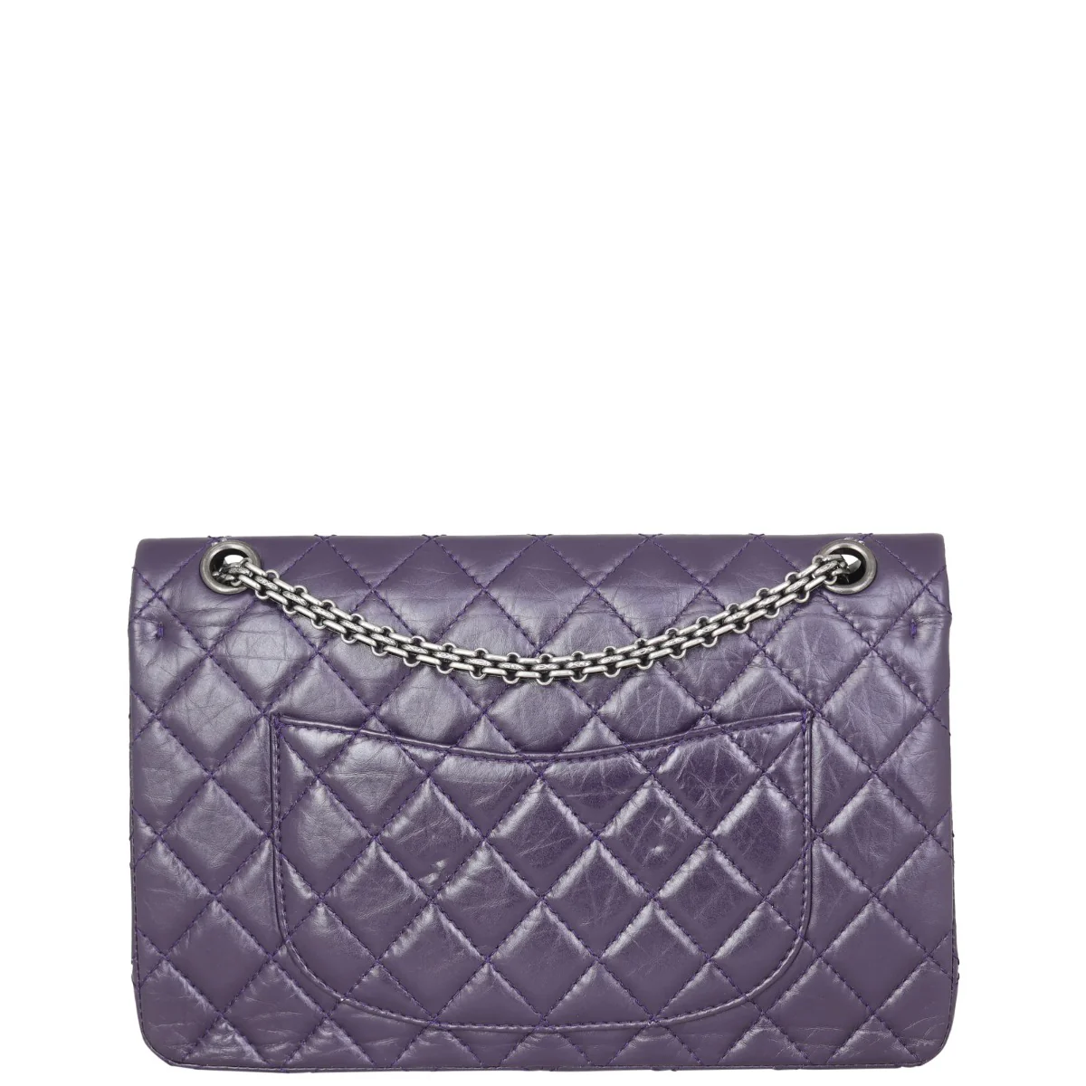 Chanel 2.55 Reissue 226 Double Flap Bag | Purple - Image 3