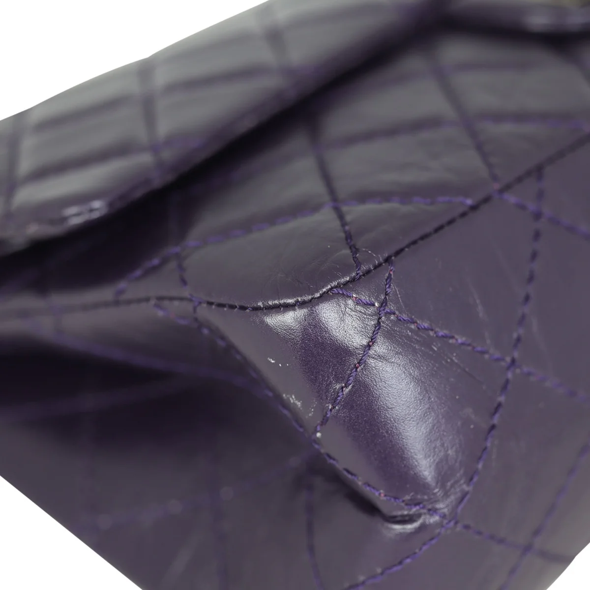 Chanel 2.55 Reissue 226 Double Flap Bag | Purple - Image 8