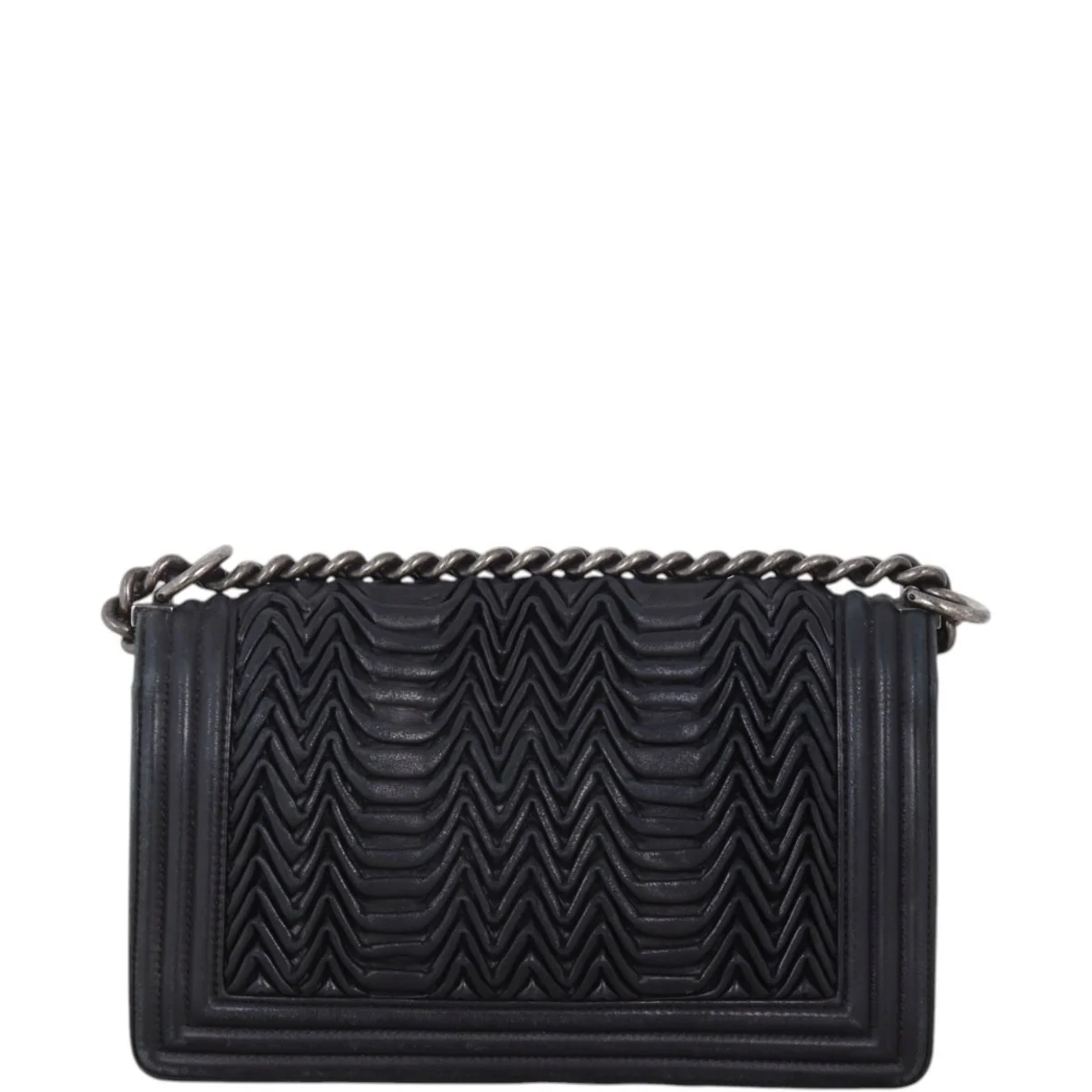 Chanel Boy 3D Pleated Old Medium - Image 3