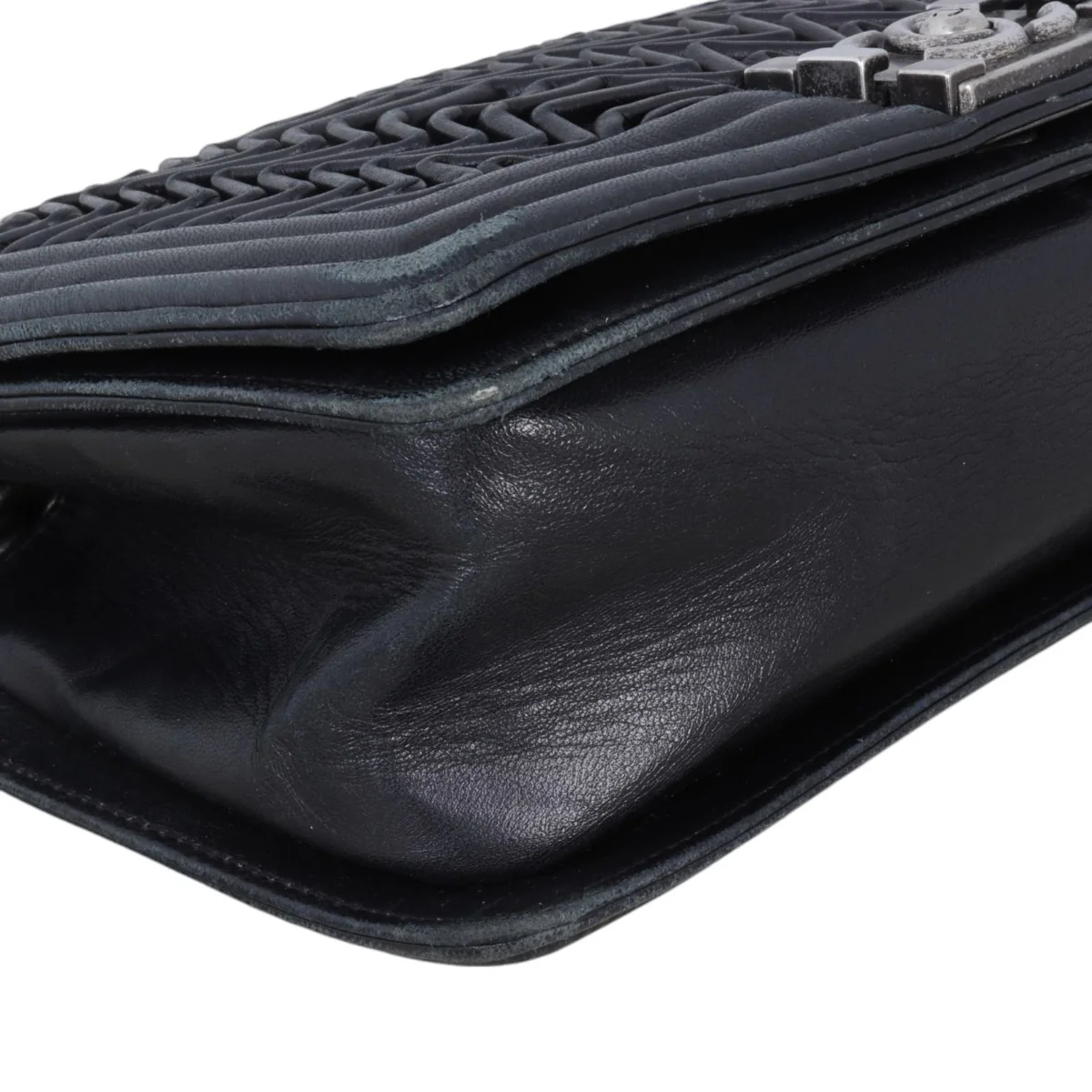 Chanel Boy 3D Pleated Old Medium - Image 7