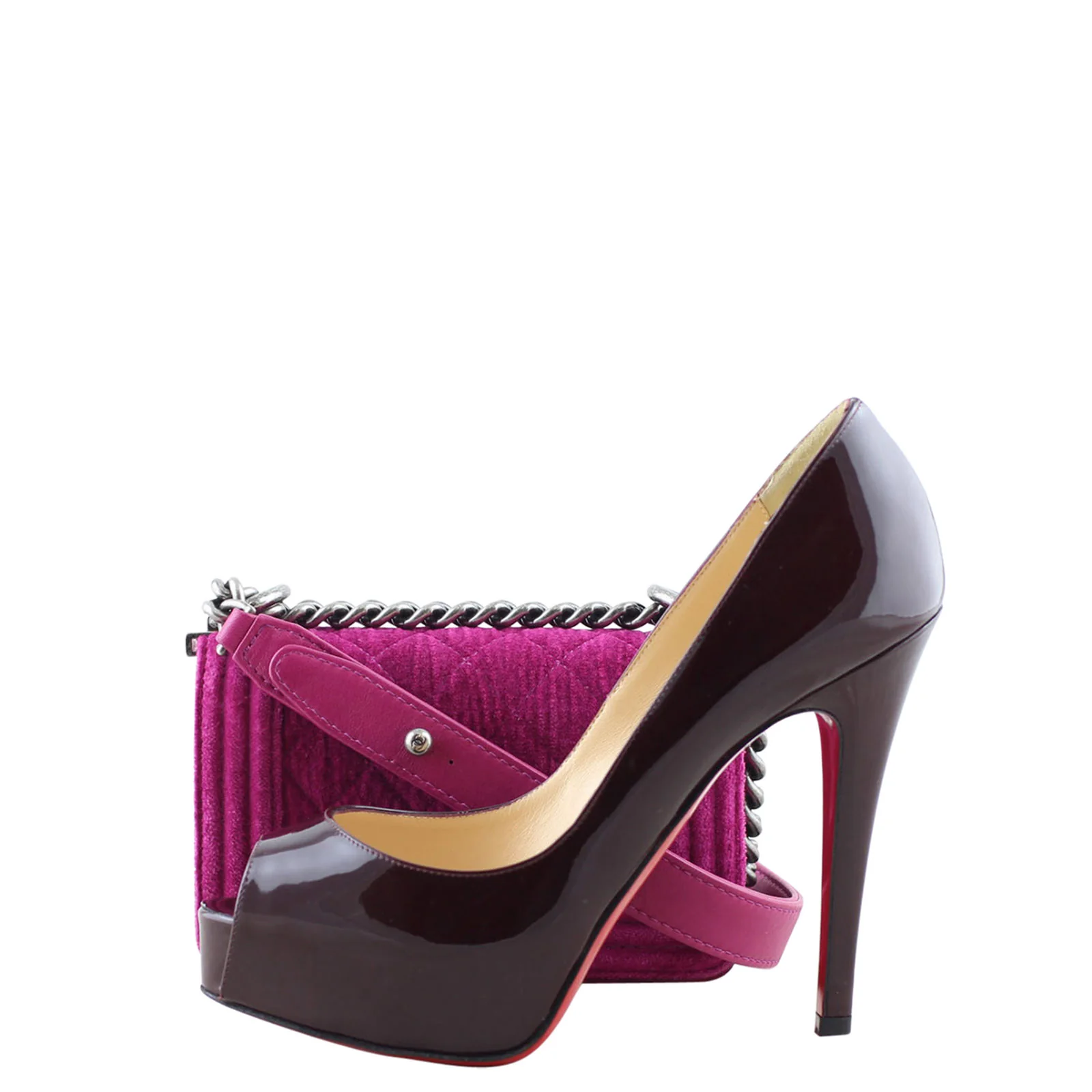 Chanel Boy Mini Velvet - Image 12