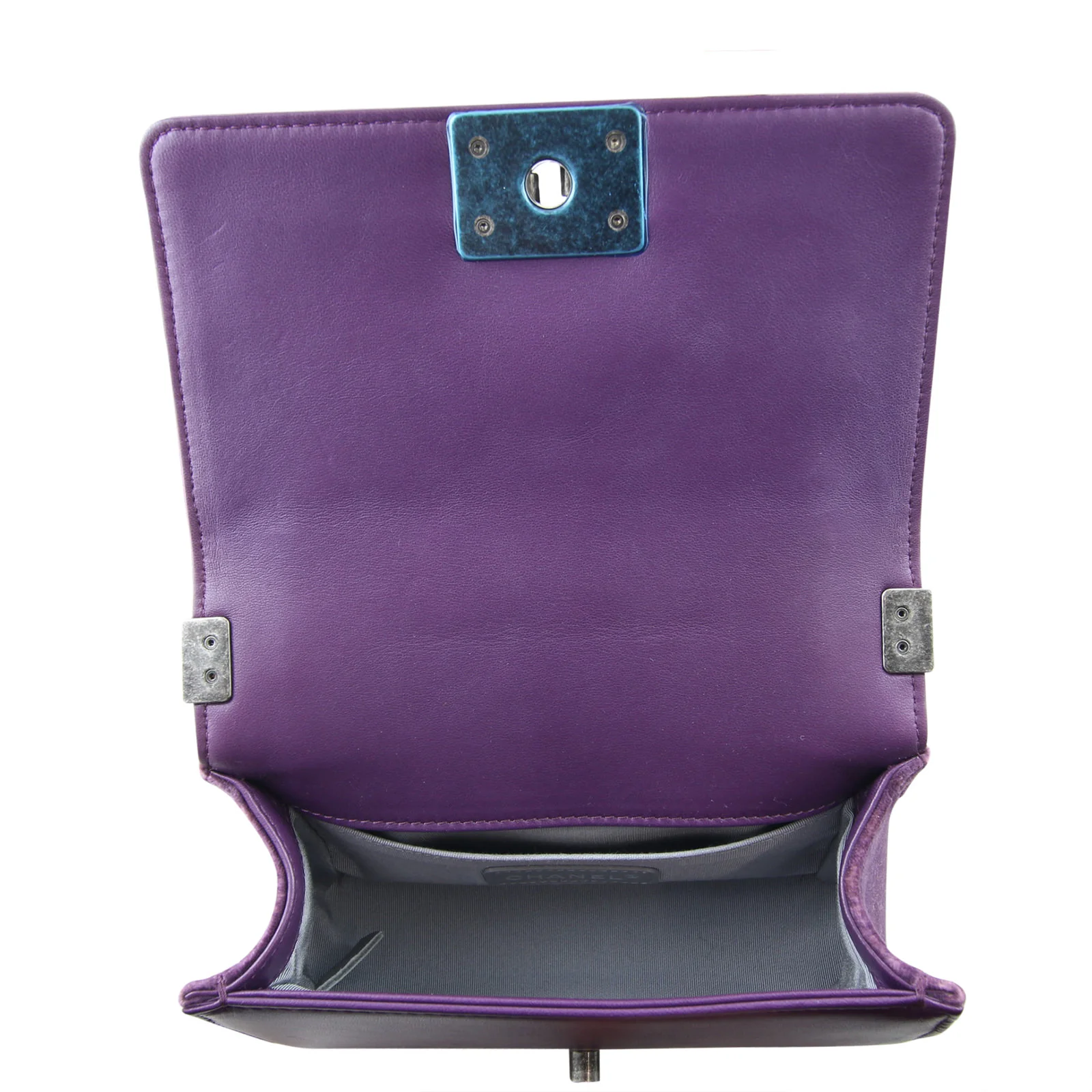 Chanel Boy Small Velvet - Image 11