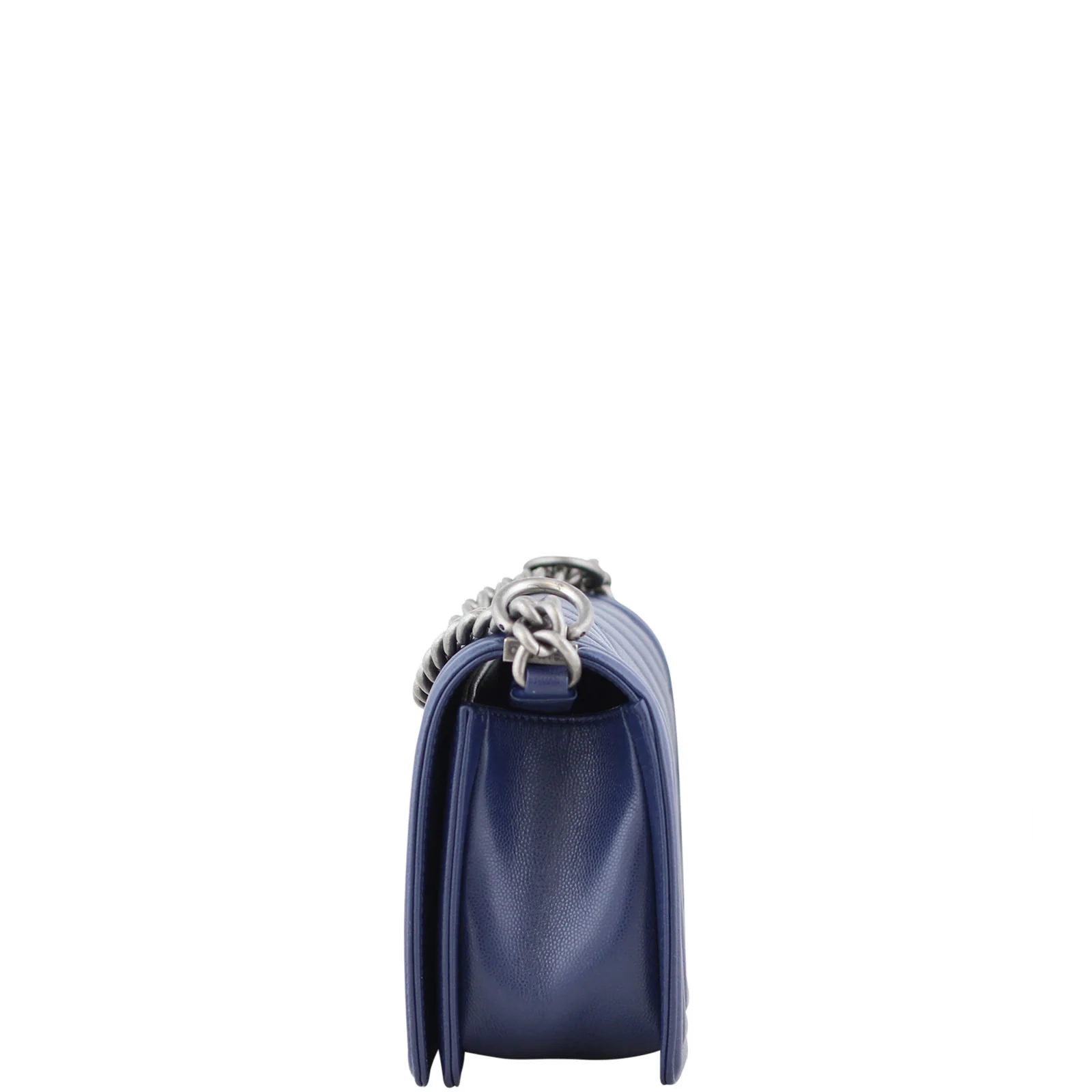 Chanel Boy Chevron Old Medium | Silver Hardware - Image 3
