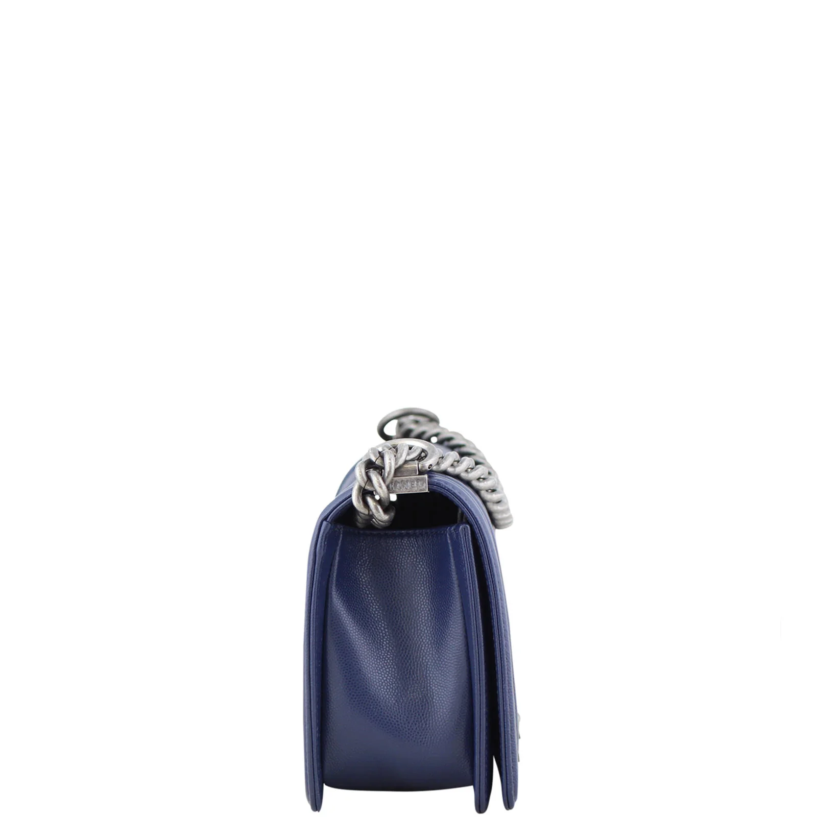 Chanel Boy Chevron Old Medium | Silver Hardware - Image 4