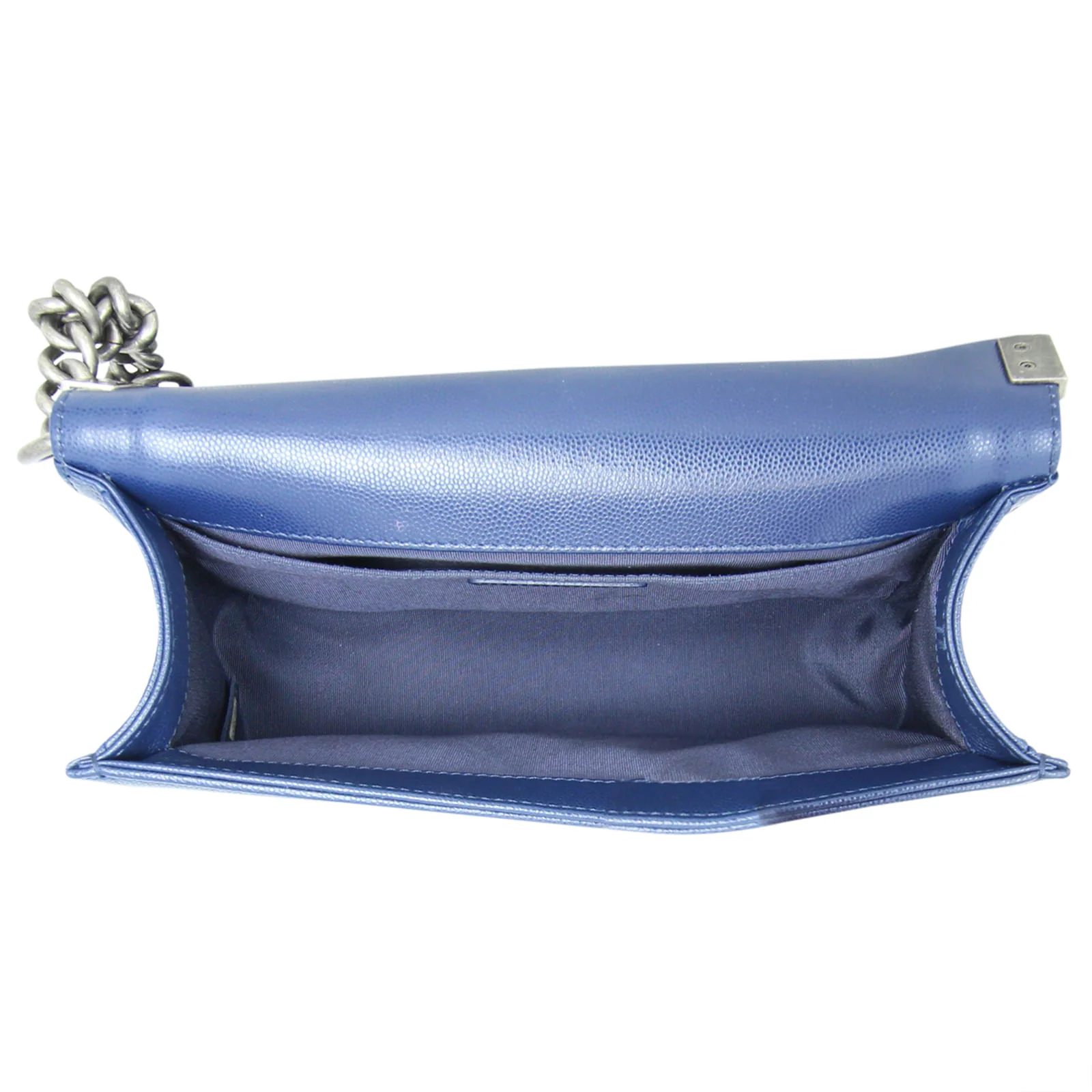 Chanel Boy Chevron Old Medium | Silver Hardware - Image 8