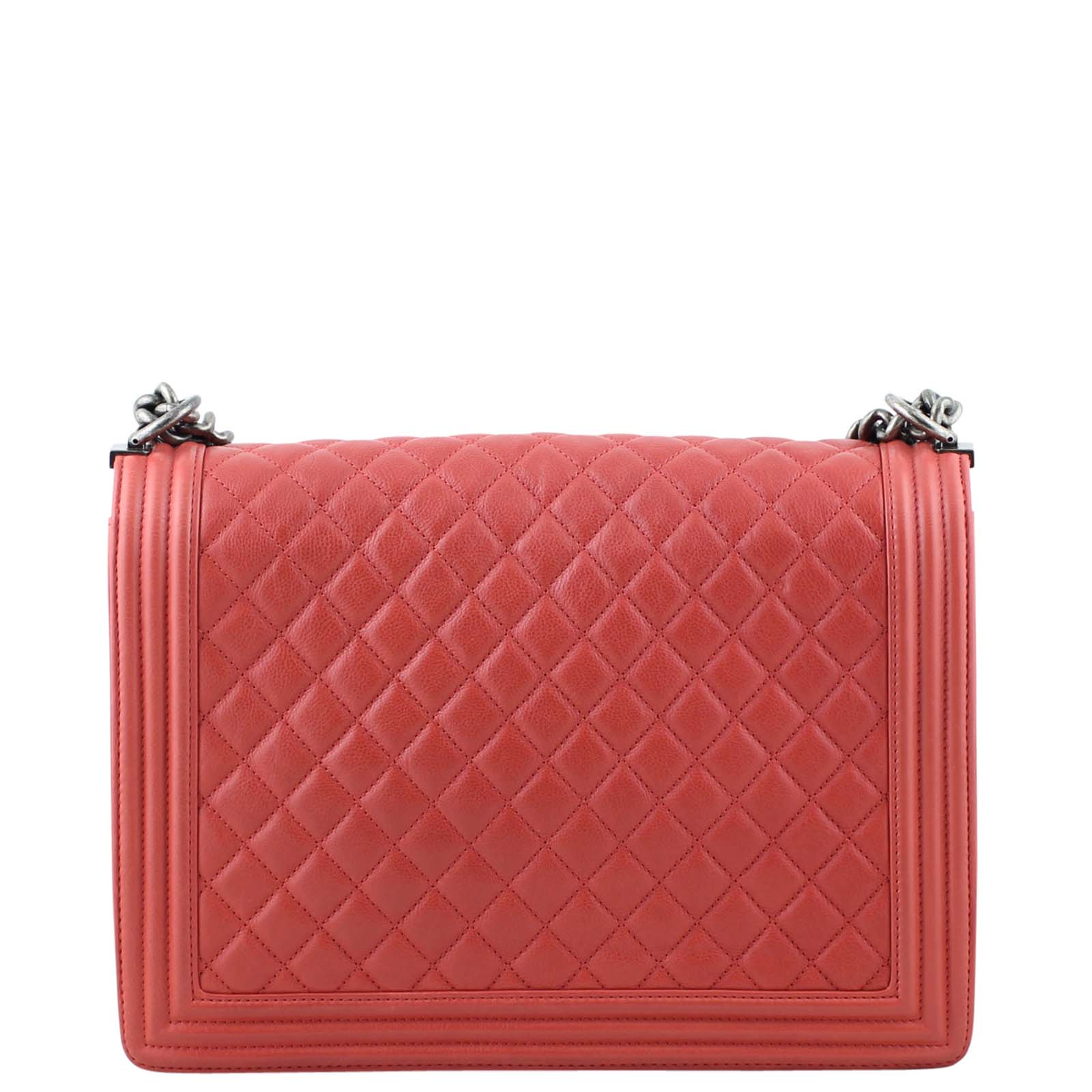 Chanel Boy Large | Red - Image 4