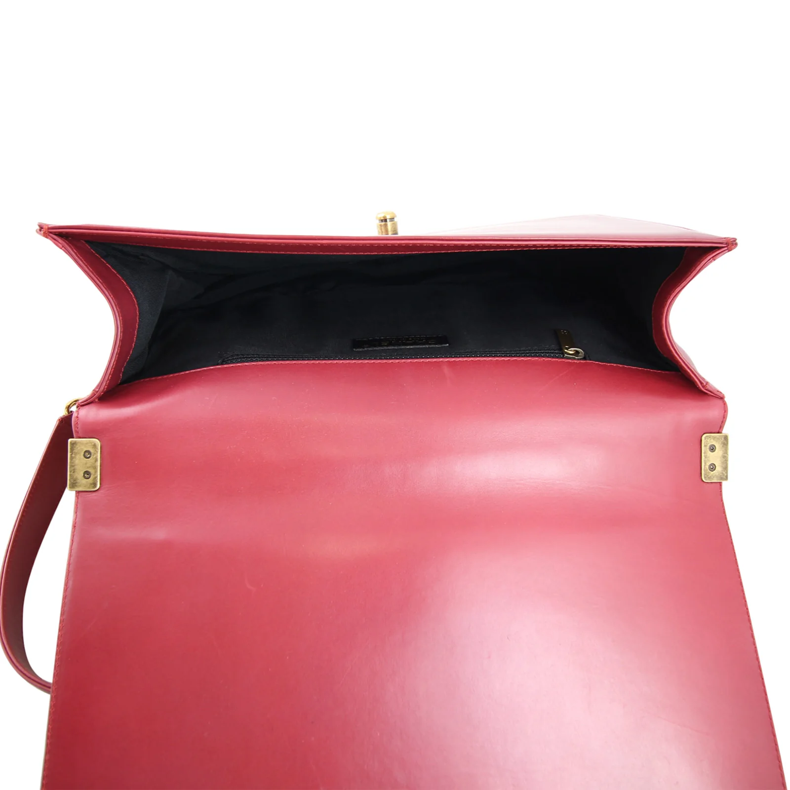 Chanel Boy Large | Red 15 Series - Image 15