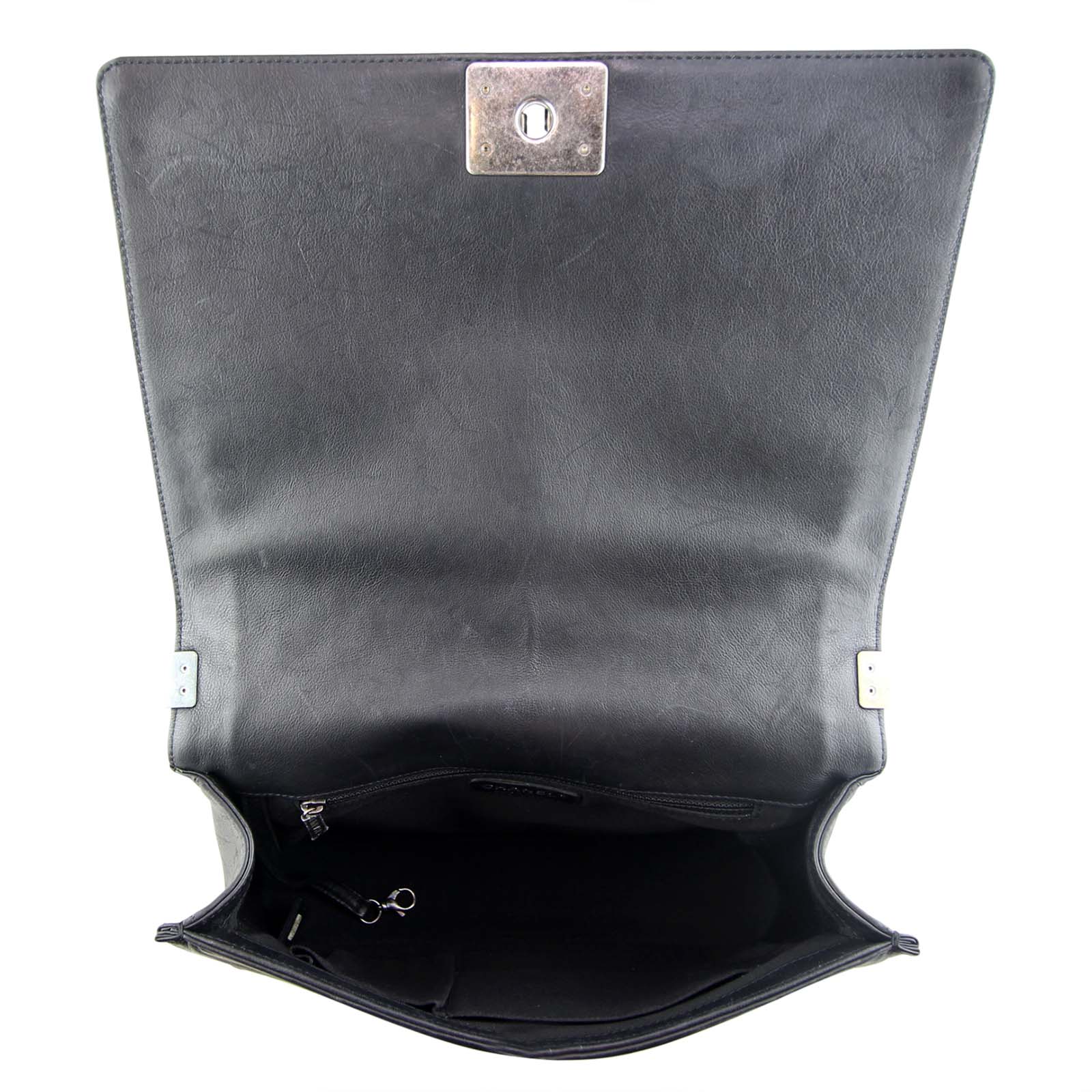 Chanel Boy Large | Black 17 Series - Image 10