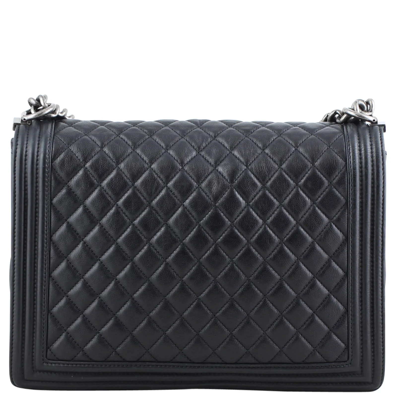 Chanel Boy Large | Black 17 Series - Image 3