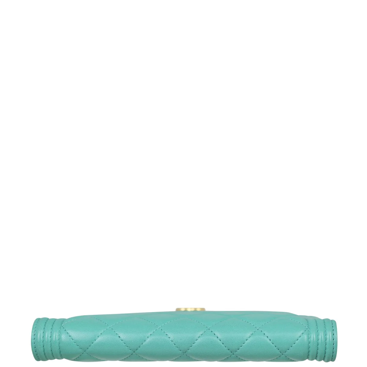Chanel Boy Long Flap Wallet |  Light Teal - Image 5