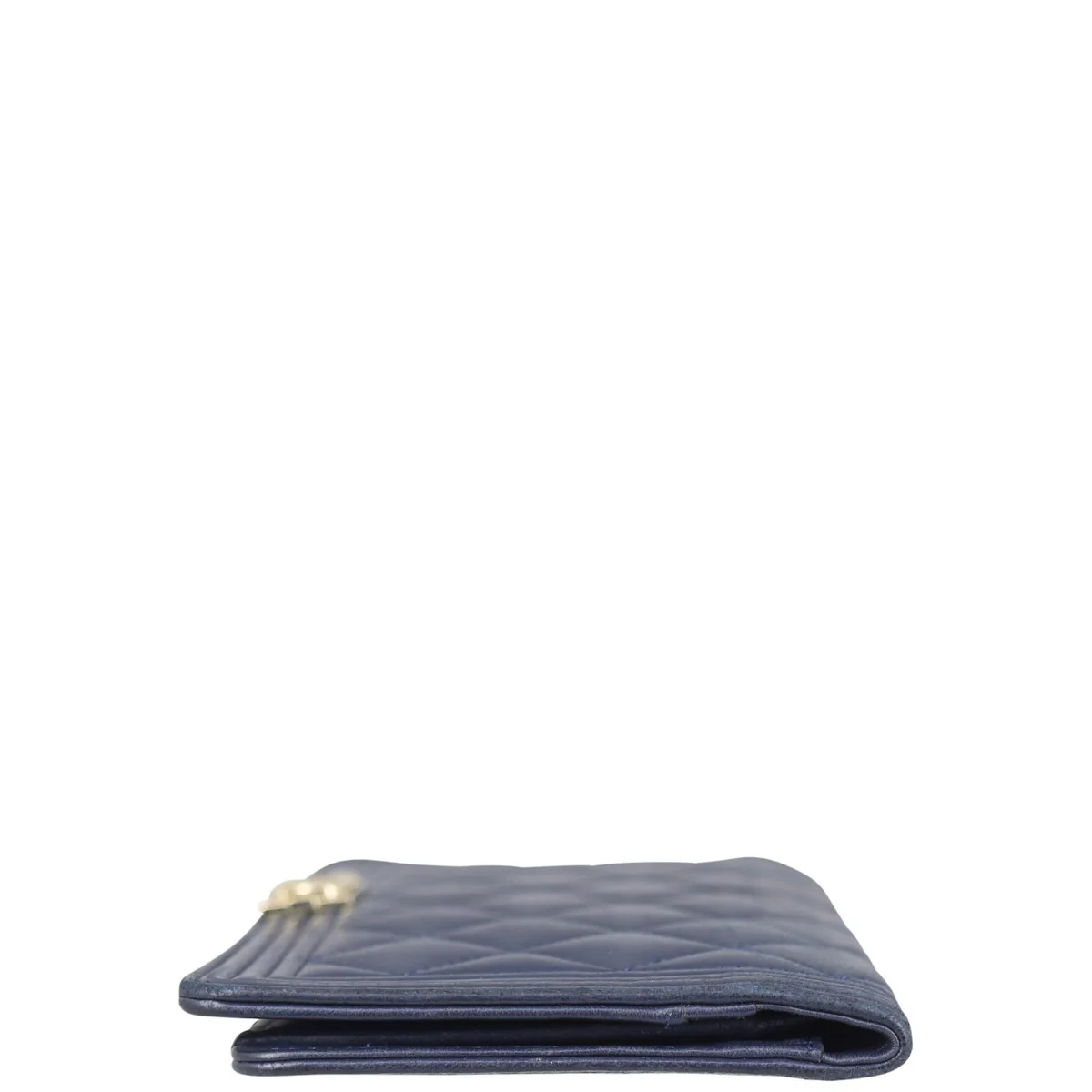 Chanel Boy Long Flap Wallet | Navy - Image 4