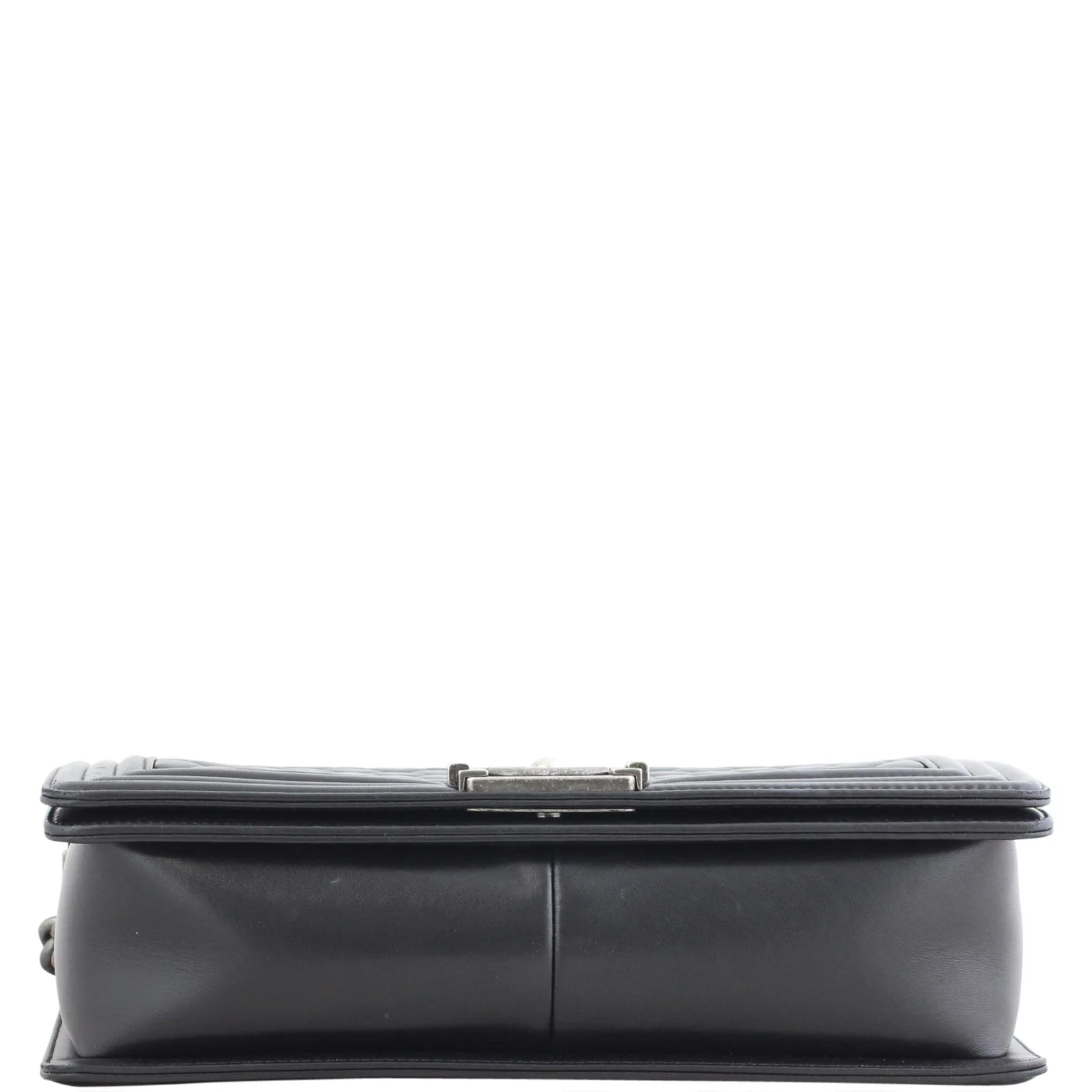 Chanel Boy New Medium | Black Lambskin - Image 6