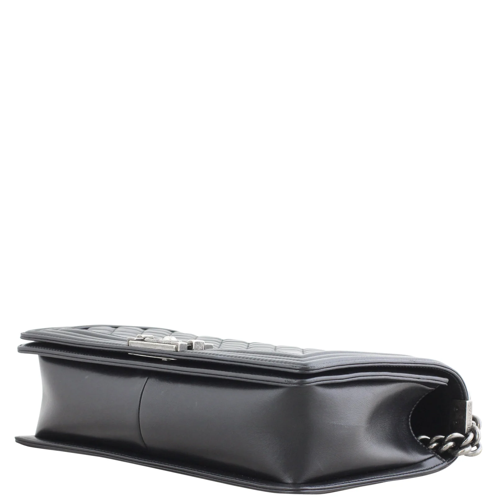 Chanel Boy New Medium | Black Lambskin - Image 7