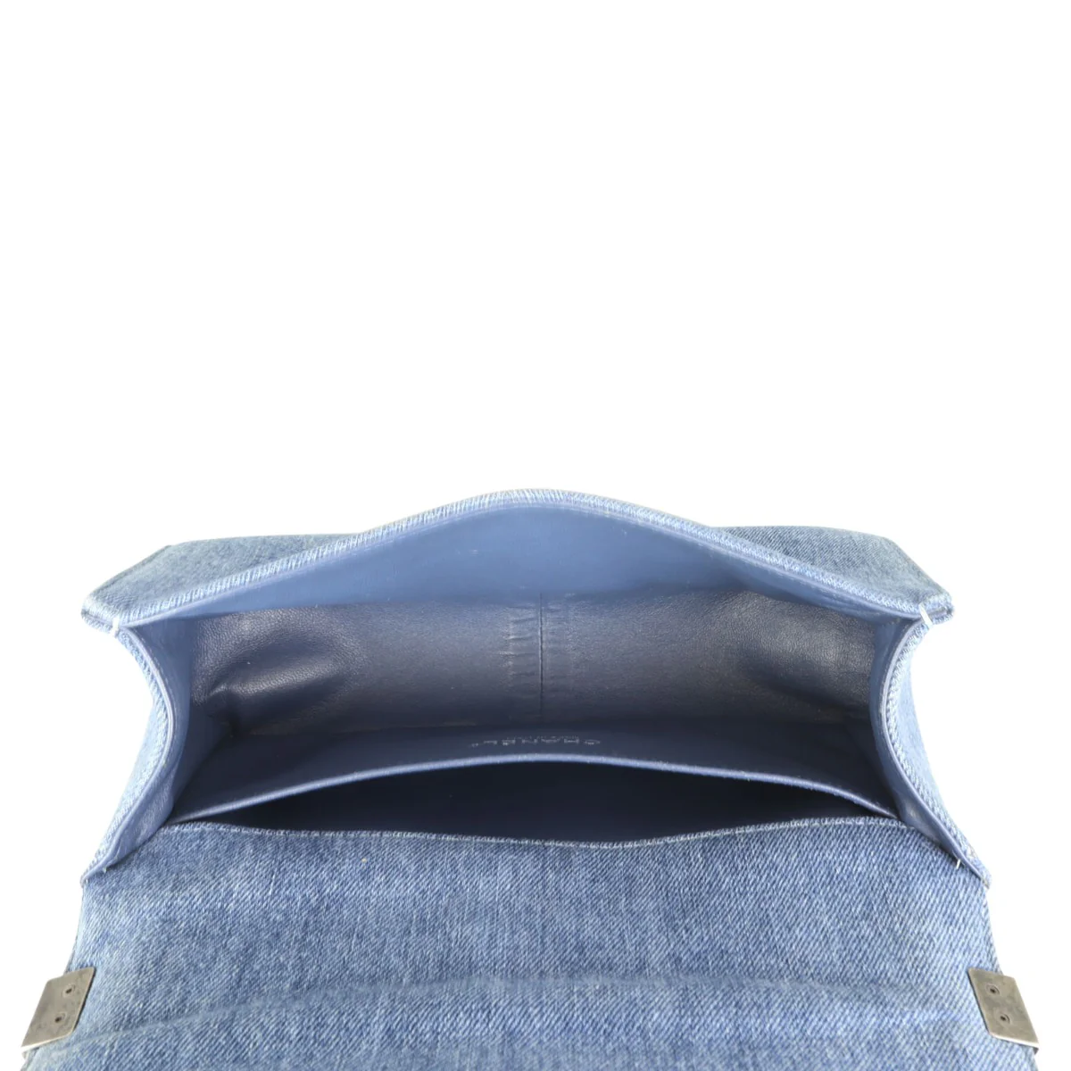 Chanel Boy Old Medium Denim | Blue - Image 11