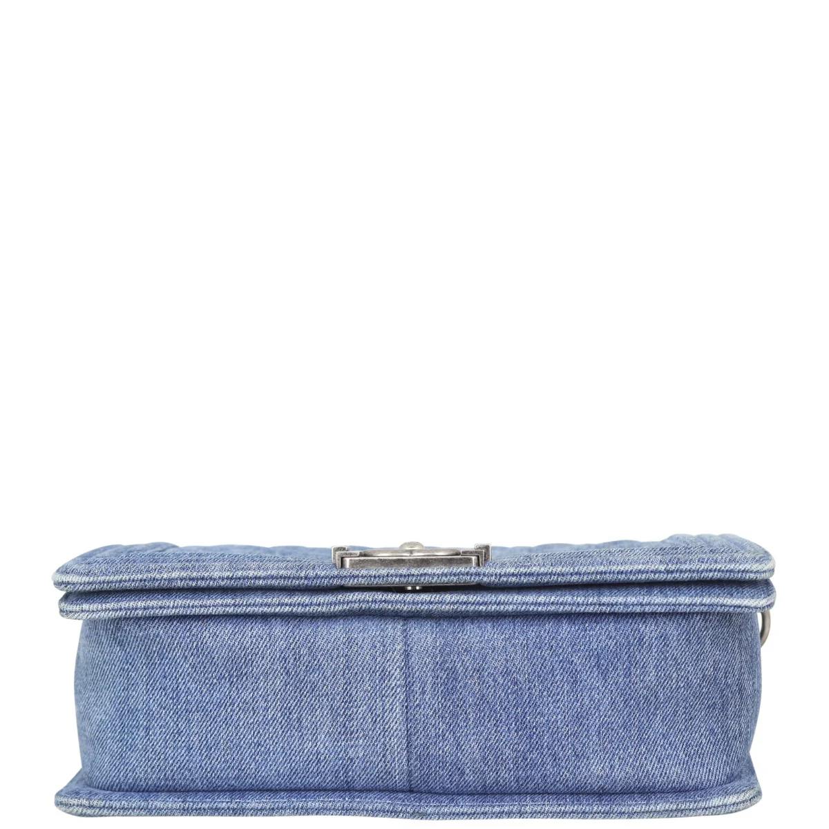 Chanel Boy Old Medium Denim | Blue - Image 6