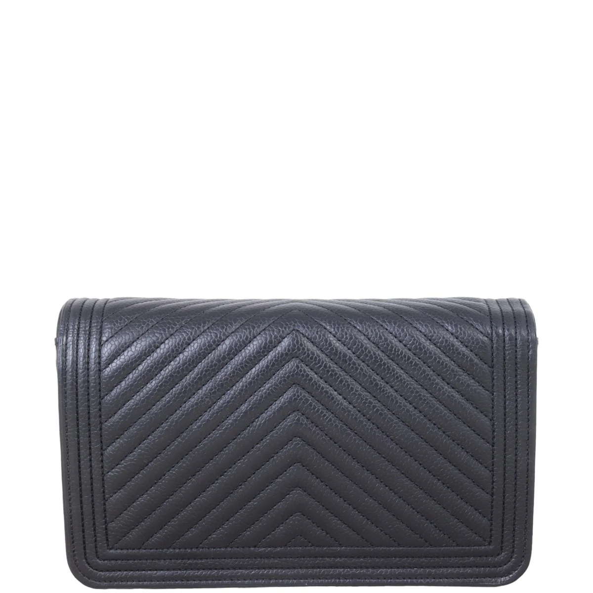 Chanel Boy Wallet on Chain Chevron - Image 3