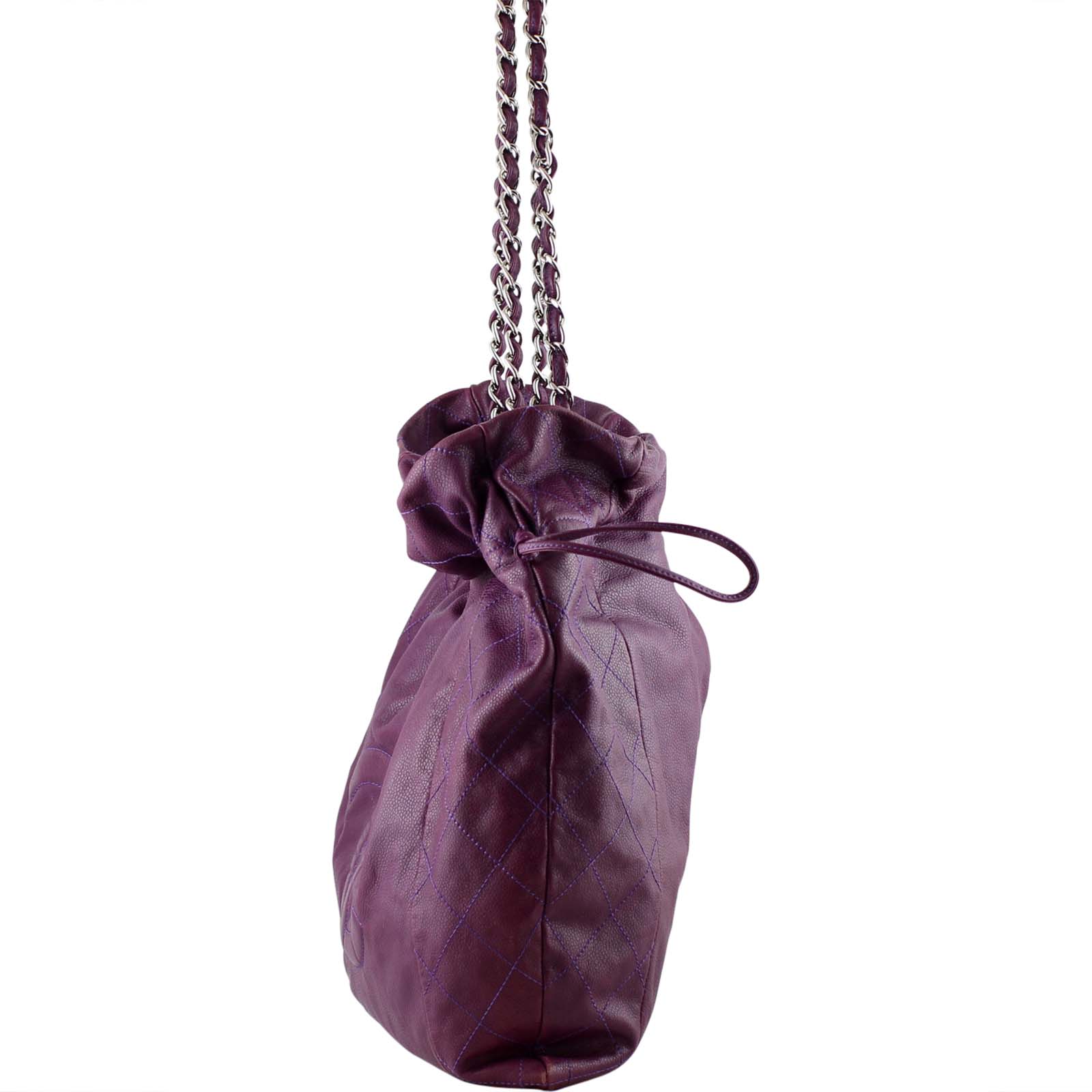 Chanel Caviar 31 Drawstring Tote - Image 3