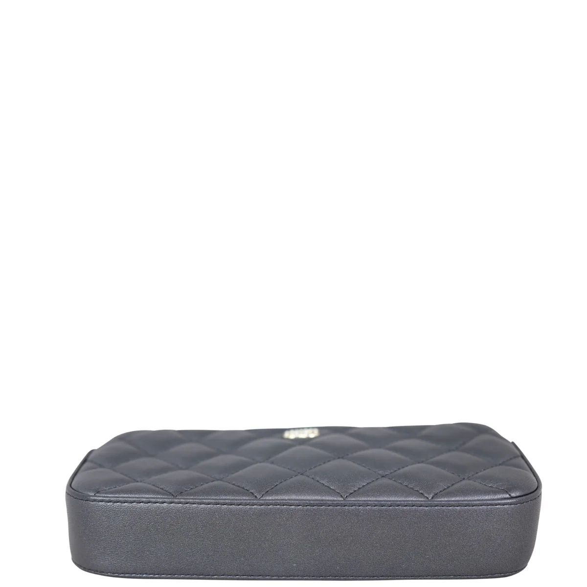 Chanel CC Double Zip Clutch with Pearl Chain - Image 6