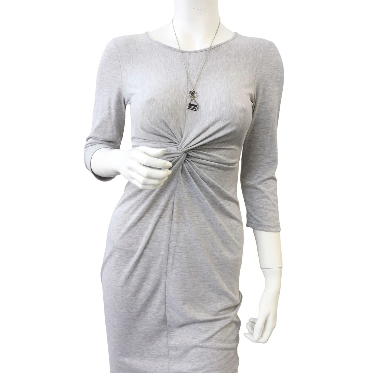 Chanel CC Enamel Flap Bag Pendant Necklace | Black Gold Hardware - Image 4