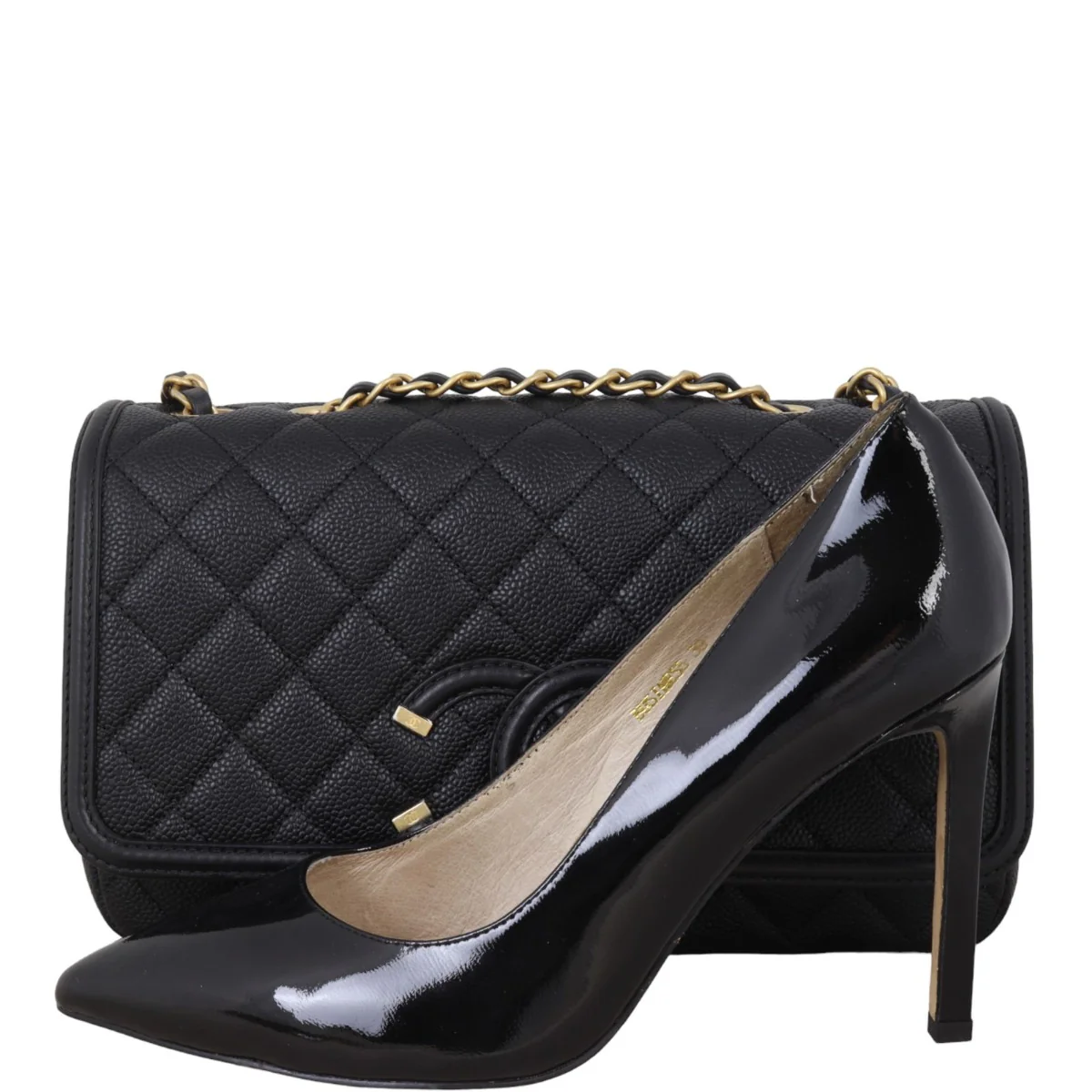 Chanel CC Filigree Medium Flap Bag - Image 11