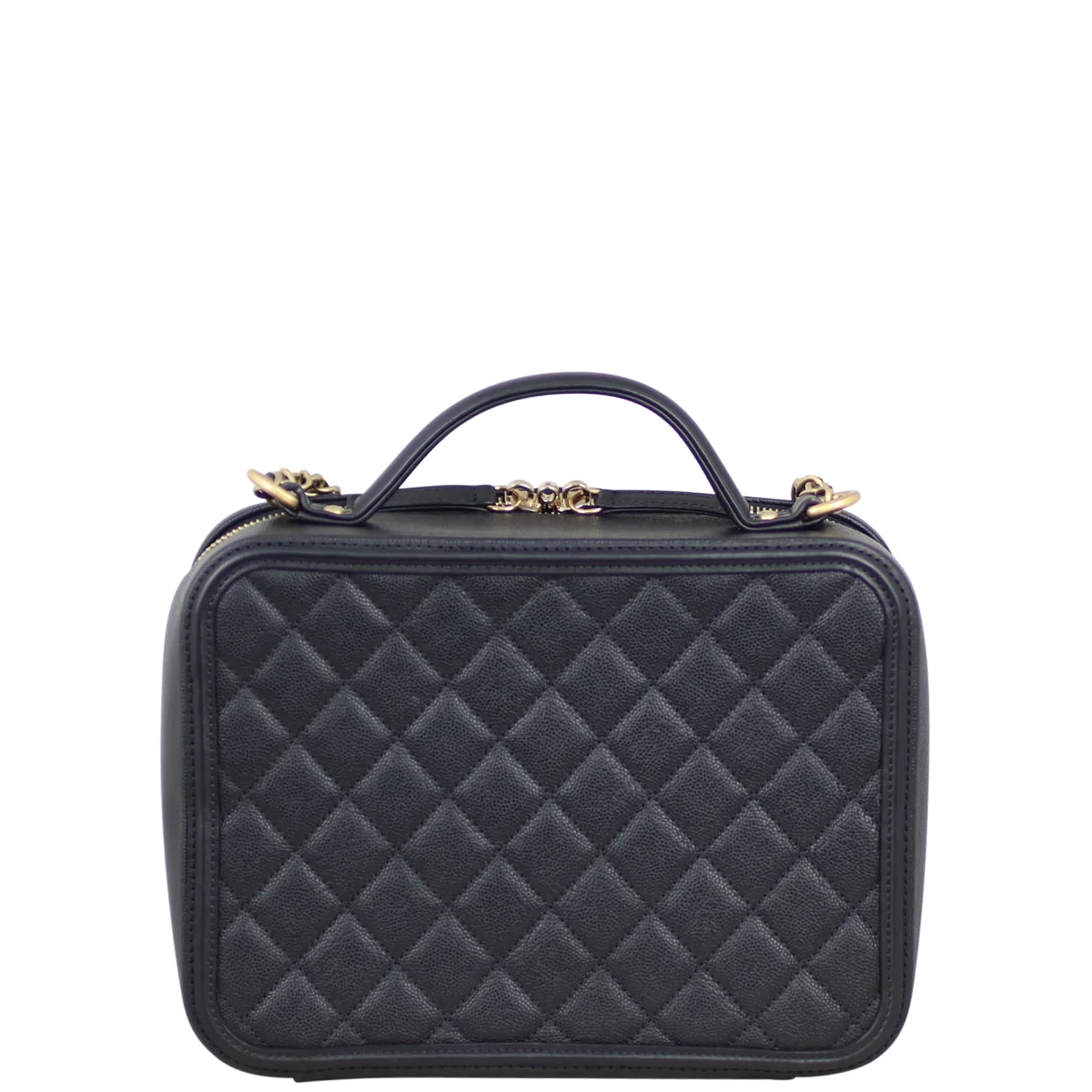 Chanel CC Filigree Vanity Case Large - Image 3