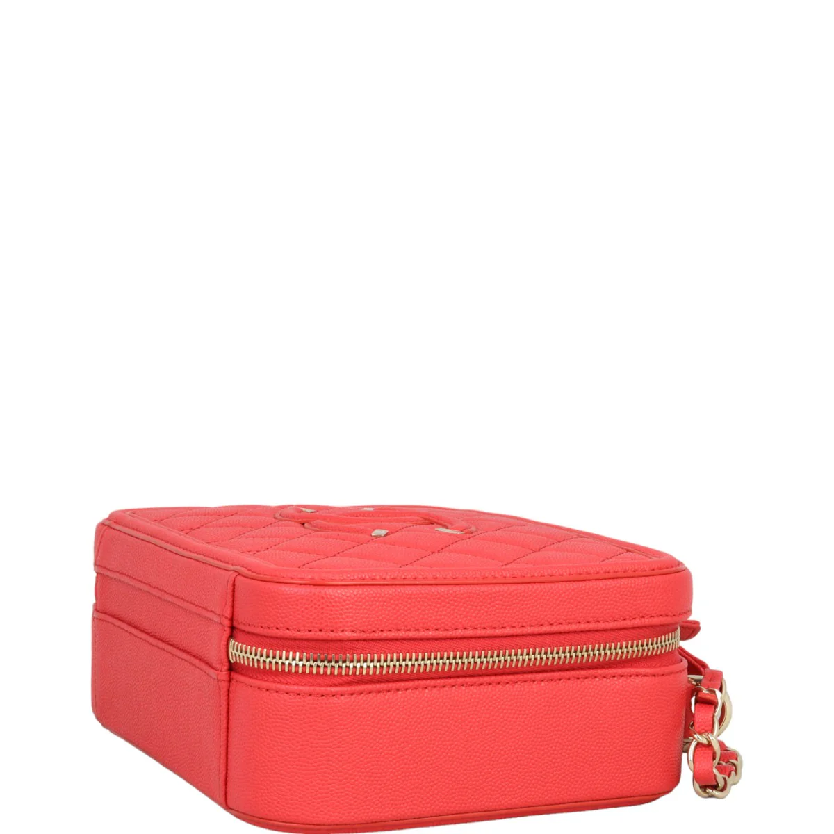Chanel CC Filigree Vanity Medium | Red - Image 7