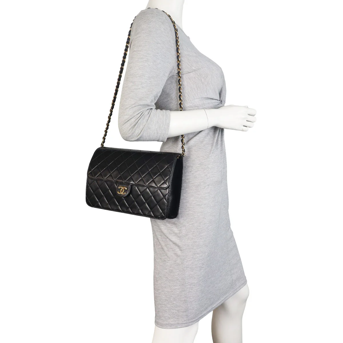 Chanel CC Flap Bag Vintage - Image 11