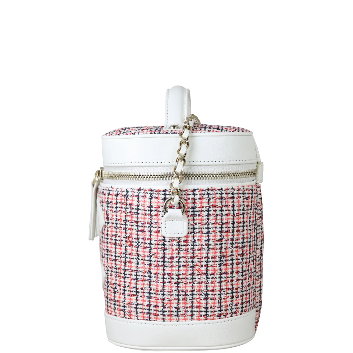Chanel CC Tweed Vanity Case - Image 4