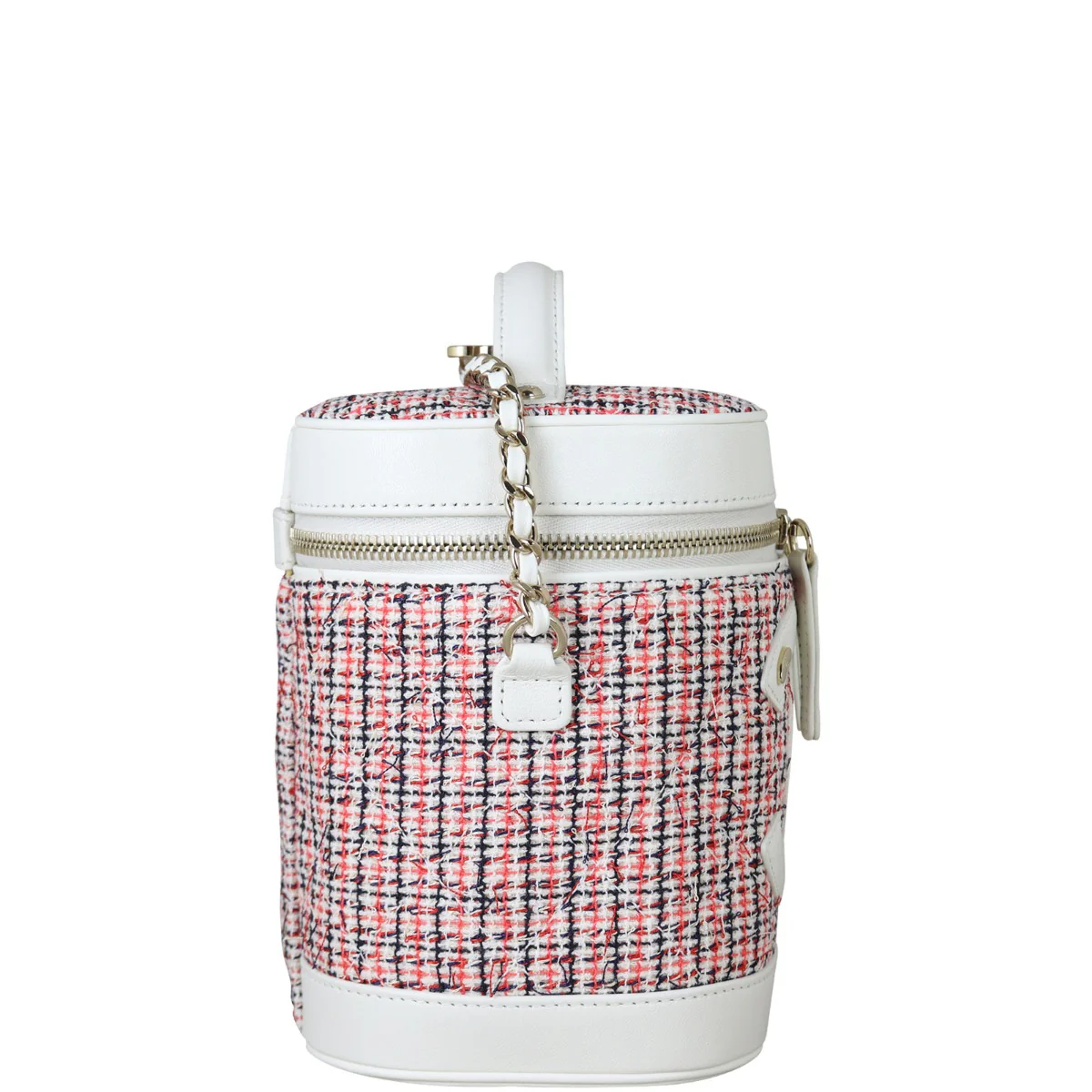 Chanel CC Tweed Vanity Case - Image 5