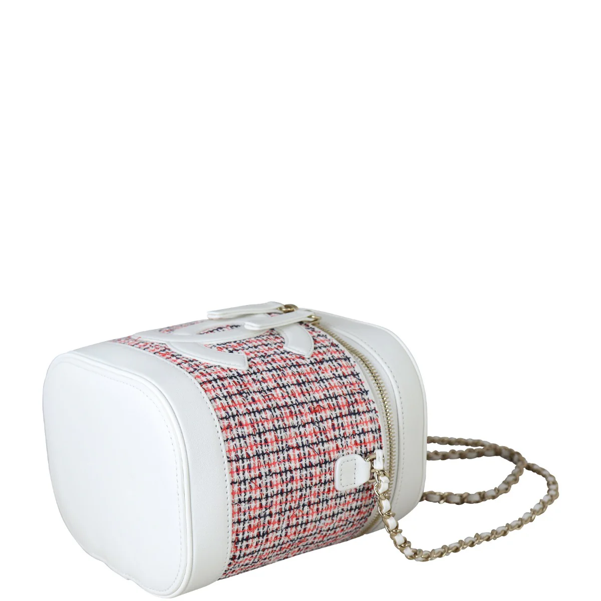 Chanel CC Tweed Vanity Case - Image 7