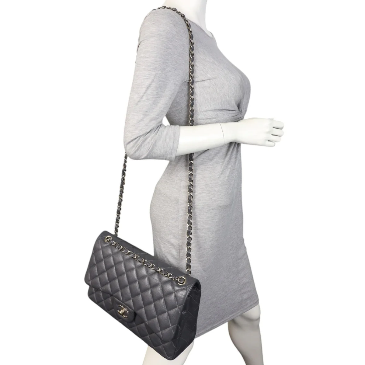 Chanel Classic Double Flap Jumbo - Image 10